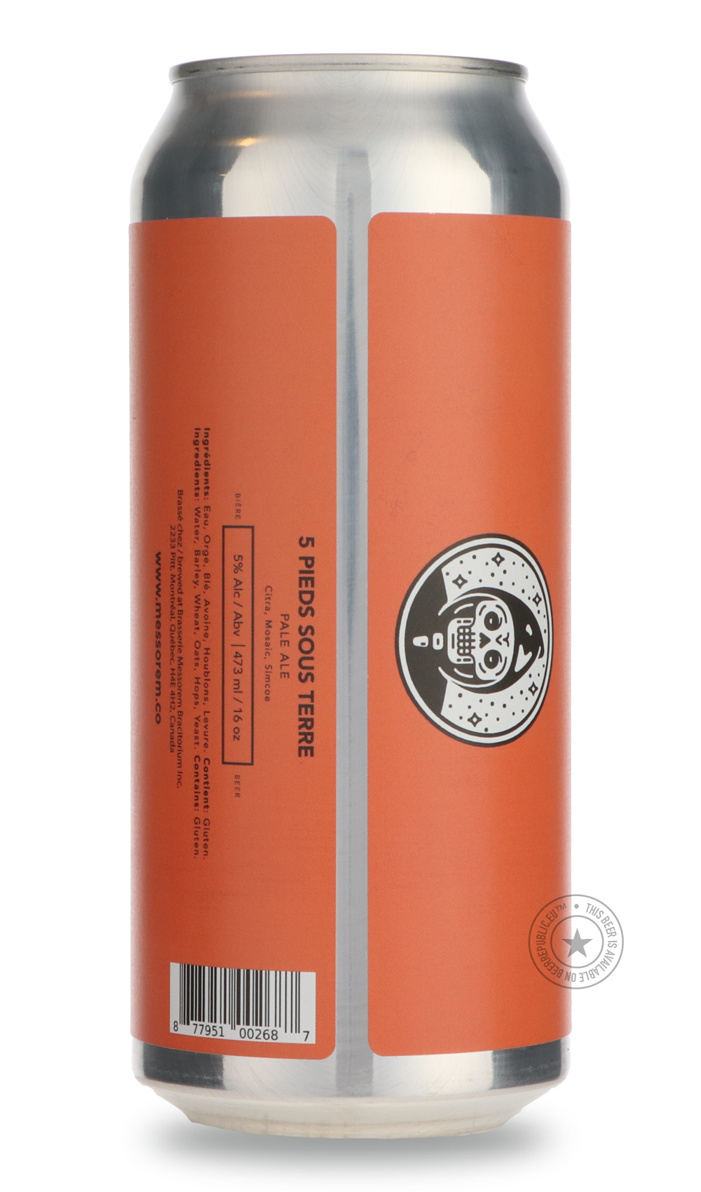 -Messorem- 5 Pieds Sous Terre-Pale / Blonde- Only @ Beer Republic - The best online beer store for American & Canadian craft beer - Buy beer online from the USA and Canada - Bier online kopen - Amerikaans bier kopen - Craft beer store - Craft beer kopen - Amerikanisch bier kaufen - Bier online kaufen - Acheter biere online - IPA - Stout - Porter - New England IPA - Hazy IPA - Imperial Stout - Barrel Aged - Barrel Aged Imperial Stout - Brown - Dark beer - Blond - Blonde - Pilsner - Lager - Wheat - Weizen - A