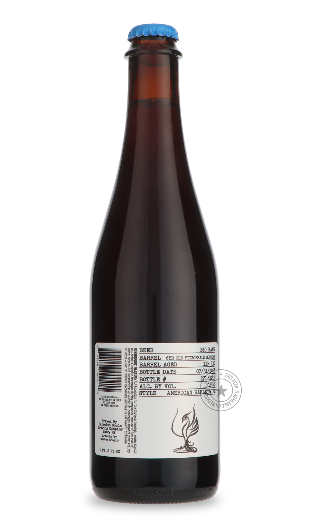Barreled Souls- 6yr Old Fitzgerald Bourbon Barrel Aged Big Bang-Brown & Dark- Only @ Beer Republic - The best online beer store for American & Canadian craft beer - Buy beer online from the USA and Canada - Bier online kopen - Amerikaans bier kopen - Craft beer store - Craft beer kopen - Amerikanisch bier kaufen - Bier online kaufen - Acheter biere online - IPA - Stout - Porter - New England IPA - Hazy IPA - Imperial Stout - Barrel Aged - Barrel Aged Imperial Stout - Brown - Dark beer - Blond - Blonde - Pil