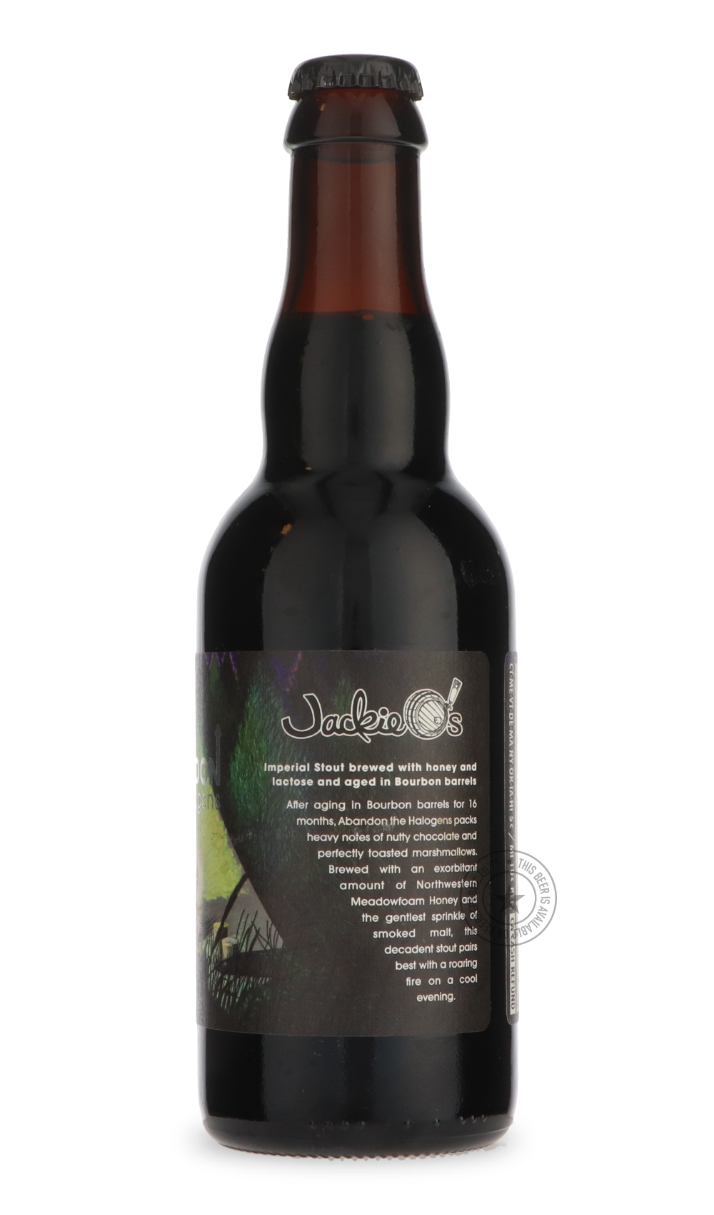 -Jackie O's- Abandon The Halogens-Stout & Porter- Only @ Beer Republic - The best online beer store for American & Canadian craft beer - Buy beer online from the USA and Canada - Bier online kopen - Amerikaans bier kopen - Craft beer store - Craft beer kopen - Amerikanisch bier kaufen - Bier online kaufen - Acheter biere online - IPA - Stout - Porter - New England IPA - Hazy IPA - Imperial Stout - Barrel Aged - Barrel Aged Imperial Stout - Brown - Dark beer - Blond - Blonde - Pilsner - Lager - Wheat - Weize