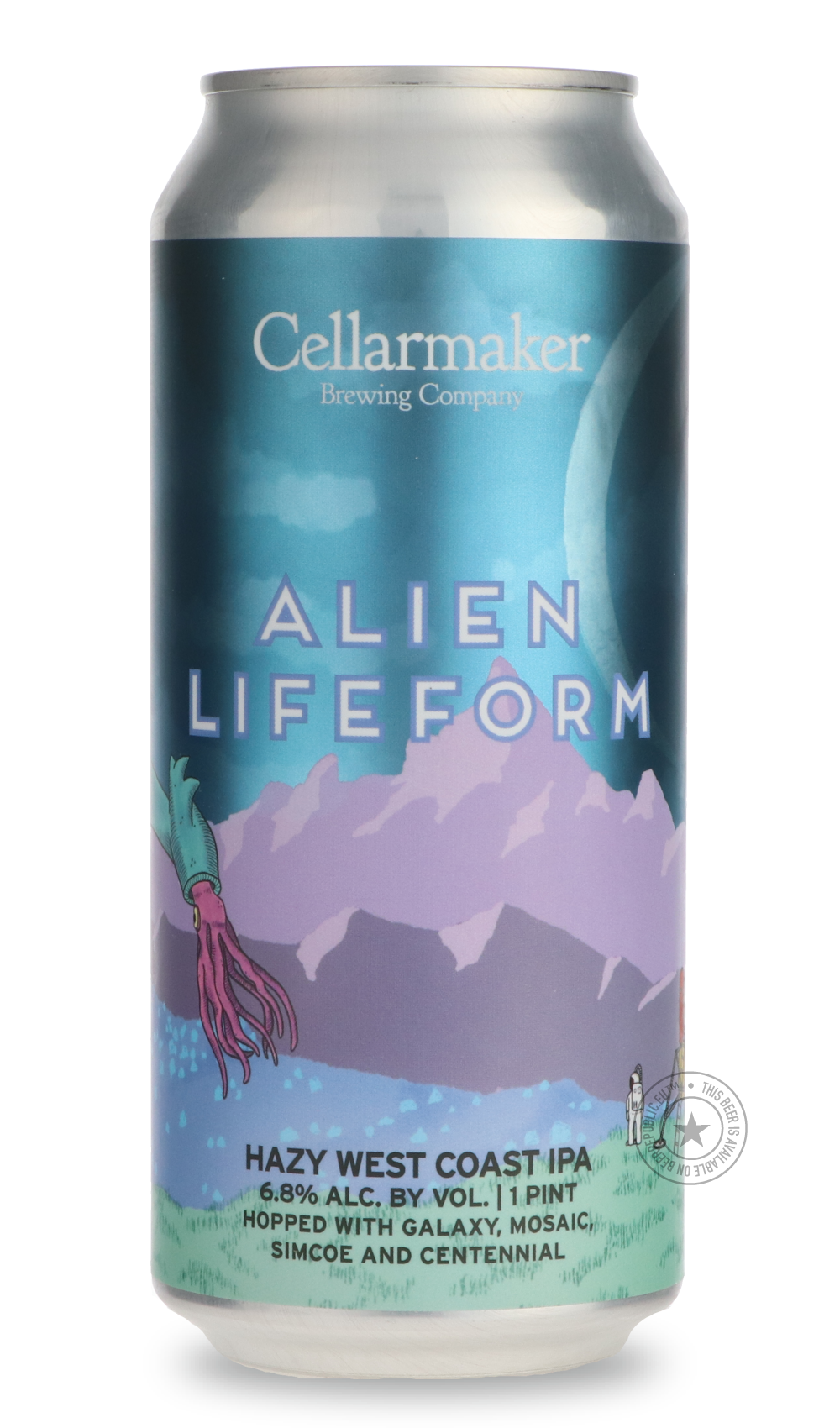 -Cellarmaker- Alien Life Form-IPA- Only @ Beer Republic - The best online beer store for American & Canadian craft beer - Buy beer online from the USA and Canada - Bier online kopen - Amerikaans bier kopen - Craft beer store - Craft beer kopen - Amerikanisch bier kaufen - Bier online kaufen - Acheter biere online - IPA - Stout - Porter - New England IPA - Hazy IPA - Imperial Stout - Barrel Aged - Barrel Aged Imperial Stout - Brown - Dark beer - Blond - Blonde - Pilsner - Lager - Wheat - Weizen - Amber - Bar
