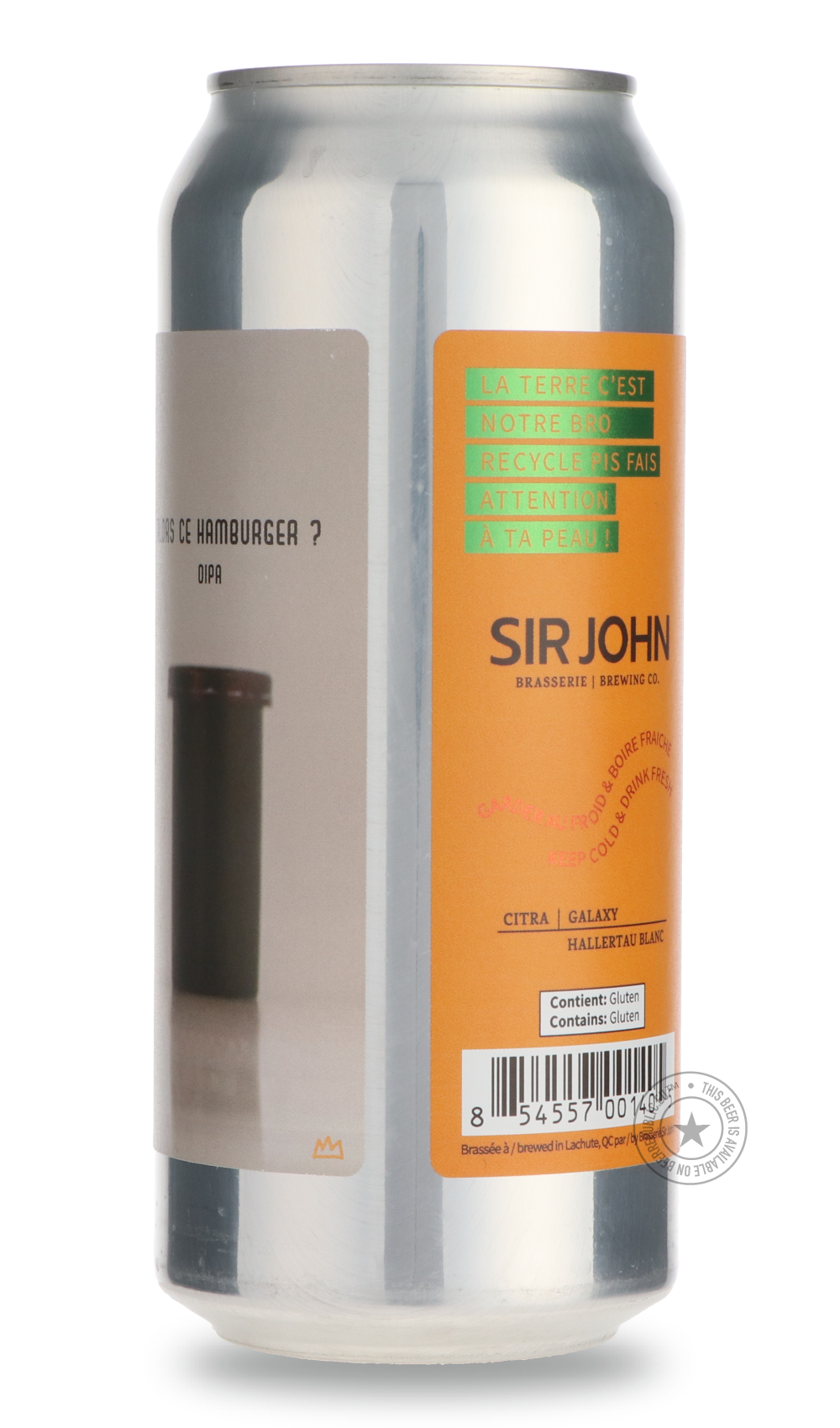 -Sir John- Alors Ce Hamburger?-IPA- Only @ Beer Republic - The best online beer store for American & Canadian craft beer - Buy beer online from the USA and Canada - Bier online kopen - Amerikaans bier kopen - Craft beer store - Craft beer kopen - Amerikanisch bier kaufen - Bier online kaufen - Acheter biere online - IPA - Stout - Porter - New England IPA - Hazy IPA - Imperial Stout - Barrel Aged - Barrel Aged Imperial Stout - Brown - Dark beer - Blond - Blonde - Pilsner - Lager - Wheat - Weizen - Amber - Ba