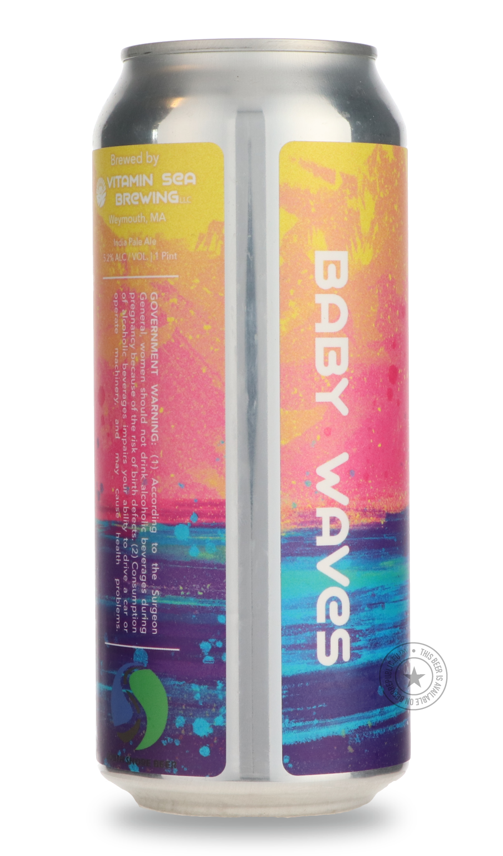 Vitamin Sea- Baby Waves-IPA- Only @ Beer Republic - The best online beer store for American & Canadian craft beer - Buy beer online from the USA and Canada - Bier online kopen - Amerikaans bier kopen - Craft beer store - Craft beer kopen - Amerikanisch bier kaufen - Bier online kaufen - Acheter biere online - IPA - Stout - Porter - New England IPA - Hazy IPA - Imperial Stout - Barrel Aged - Barrel Aged Imperial Stout - Brown - Dark beer - Blond - Blonde - Pilsner - Lager - Wheat - Weizen - Amber - Barley Wi