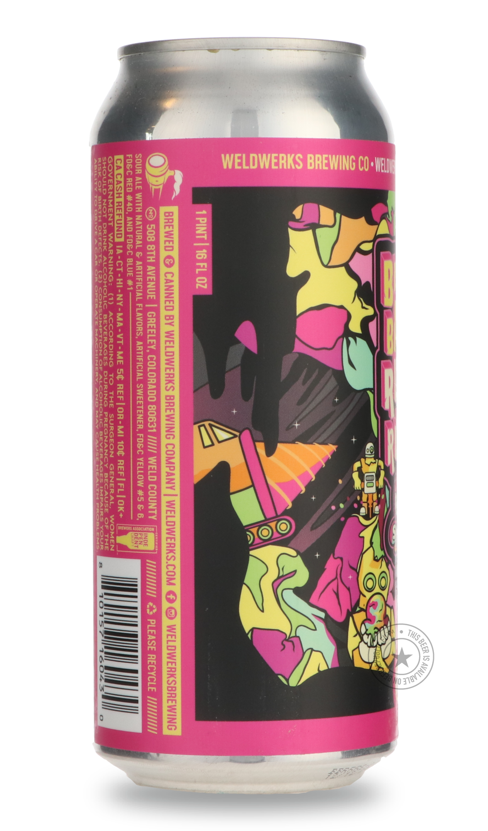 WeldWerks- Bamm Bamm Rubble Rubble: NOW WITH RAINBOW SHERBET!-Sour / Wild & Fruity- Only @ Beer Republic - The best online beer store for American & Canadian craft beer - Buy beer online from the USA and Canada - Bier online kopen - Amerikaans bier kopen - Craft beer store - Craft beer kopen - Amerikanisch bier kaufen - Bier online kaufen - Acheter biere online - IPA - Stout - Porter - New England IPA - Hazy IPA - Imperial Stout - Barrel Aged - Barrel Aged Imperial Stout - Brown - Dark beer - Blond - Blonde