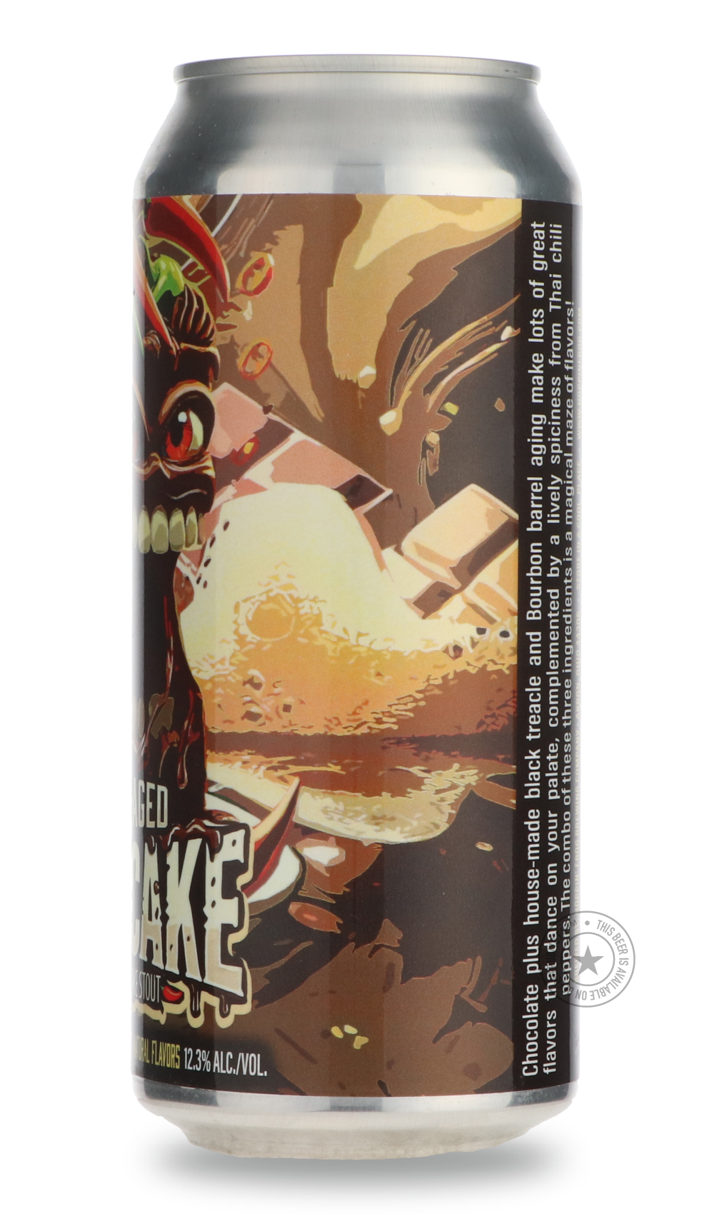 Hoppin' Frog- Barrel-Aged Bite of the Cake Spicy Chocolate Cake Stout-Stout & Porter- Only @ Beer Republic - The best online beer store for American & Canadian craft beer - Buy beer online from the USA and Canada - Bier online kopen - Amerikaans bier kopen - Craft beer store - Craft beer kopen - Amerikanisch bier kaufen - Bier online kaufen - Acheter biere online - IPA - Stout - Porter - New England IPA - Hazy IPA - Imperial Stout - Barrel Aged - Barrel Aged Imperial Stout - Brown - Dark beer - Blond - Blon