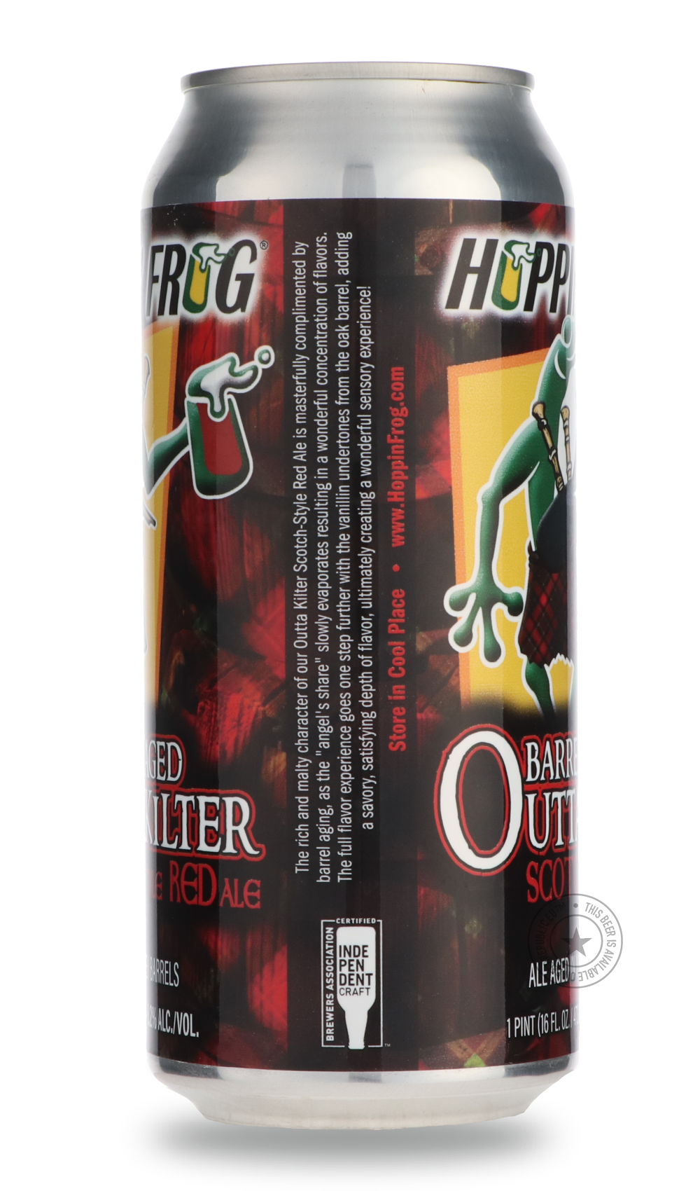 -Hoppin' Frog- Barrel Aged Outta Kilter Scotch-Style Red Ale-Brown & Dark- Only @ Beer Republic - The best online beer store for American & Canadian craft beer - Buy beer online from the USA and Canada - Bier online kopen - Amerikaans bier kopen - Craft beer store - Craft beer kopen - Amerikanisch bier kaufen - Bier online kaufen - Acheter biere online - IPA - Stout - Porter - New England IPA - Hazy IPA - Imperial Stout - Barrel Aged - Barrel Aged Imperial Stout - Brown - Dark beer - Blond - Blonde - Pilsne