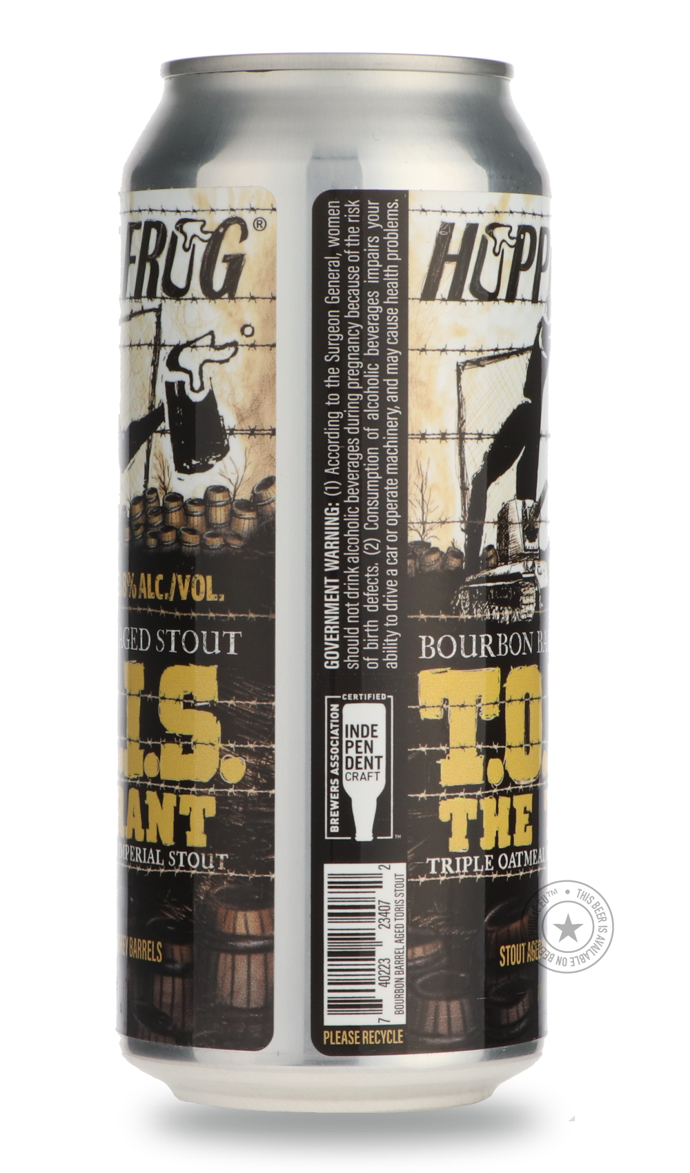 Hoppin' Frog- Barrel Aged T.O.R.I.S. the Tyrant-Stout & Porter- Only @ Beer Republic - The best online beer store for American & Canadian craft beer - Buy beer online from the USA and Canada - Bier online kopen - Amerikaans bier kopen - Craft beer store - Craft beer kopen - Amerikanisch bier kaufen - Bier online kaufen - Acheter biere online - IPA - Stout - Porter - New England IPA - Hazy IPA - Imperial Stout - Barrel Aged - Barrel Aged Imperial Stout - Brown - Dark beer - Blond - Blonde - Pilsner - Lager -