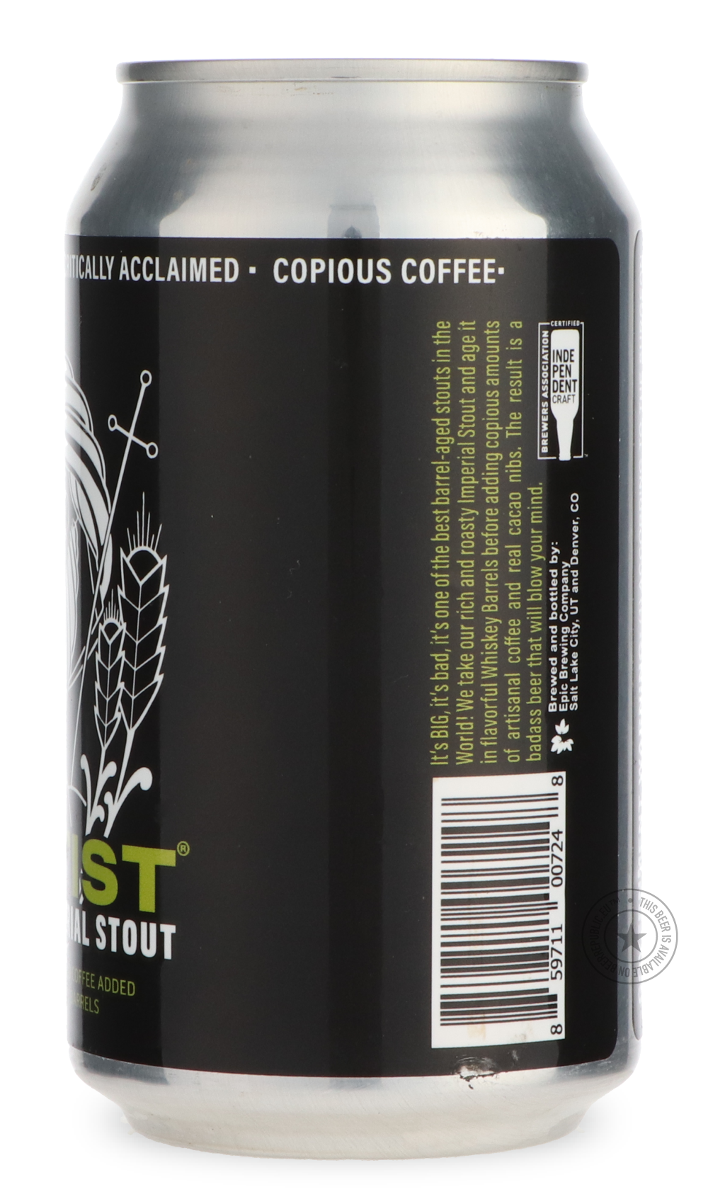 -Epic- Big Bad Baptist-Stout & Porter- Only @ Beer Republic - The best online beer store for American & Canadian craft beer - Buy beer online from the USA and Canada - Bier online kopen - Amerikaans bier kopen - Craft beer store - Craft beer kopen - Amerikanisch bier kaufen - Bier online kaufen - Acheter biere online - IPA - Stout - Porter - New England IPA - Hazy IPA - Imperial Stout - Barrel Aged - Barrel Aged Imperial Stout - Brown - Dark beer - Blond - Blonde - Pilsner - Lager - Wheat - Weizen - Amber -