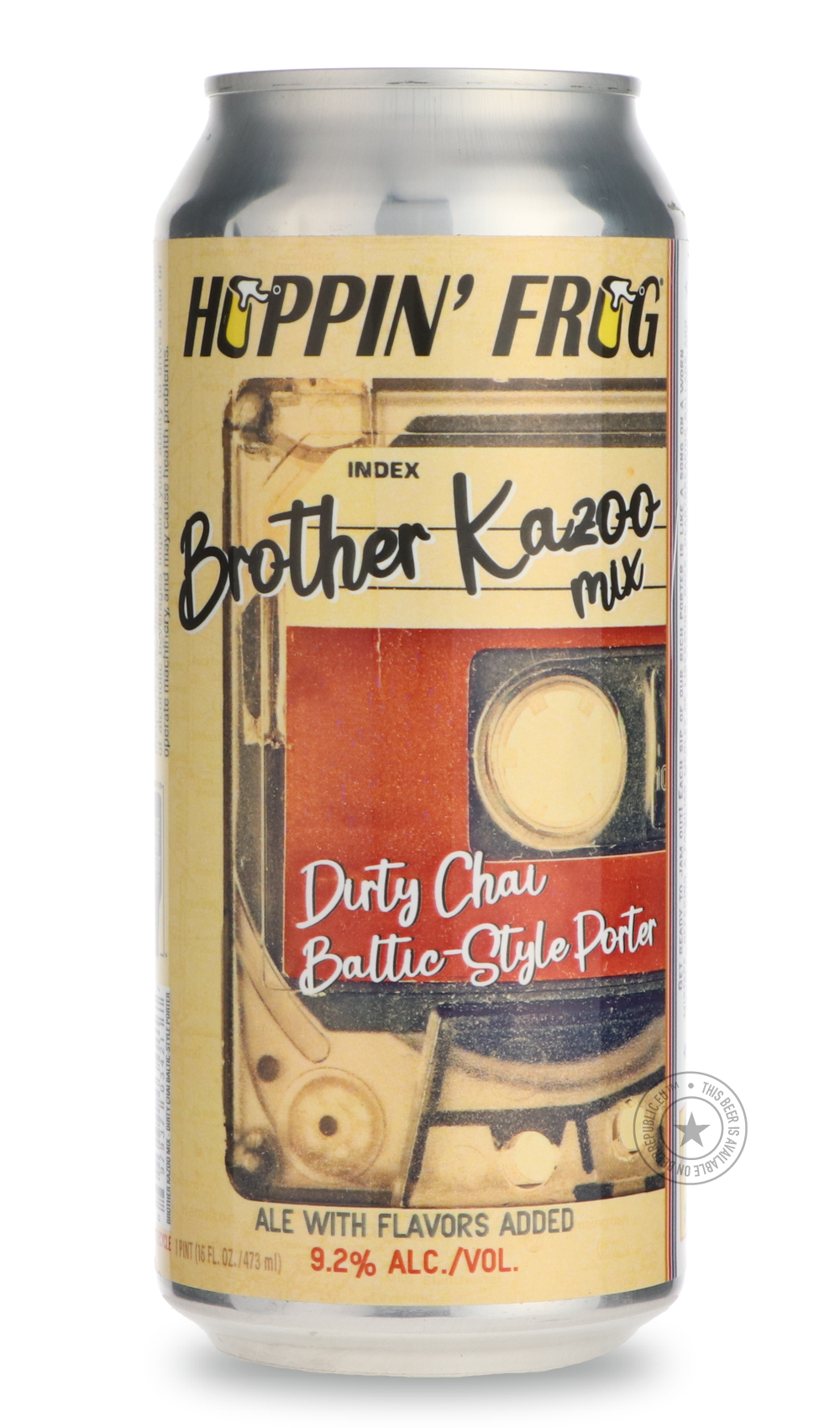 Hoppin' Frog Brother Kazoo Mix | Dirty Chai Baltic Porter