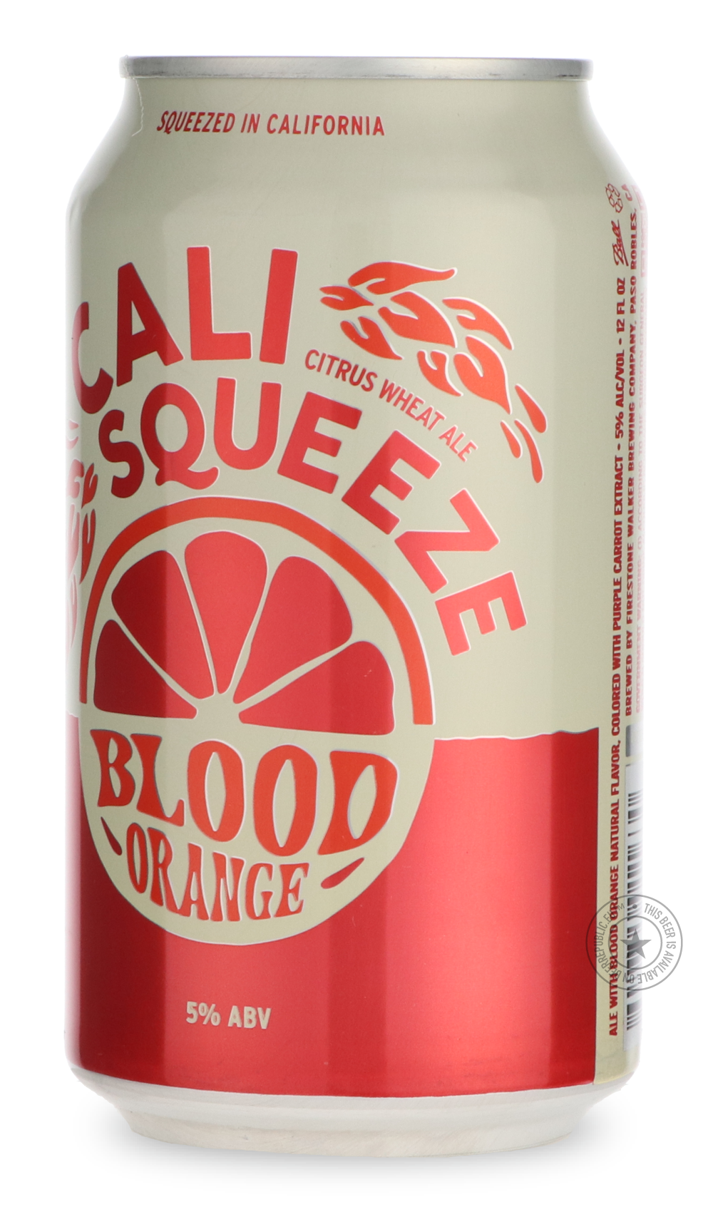 Firestone Walker- Cali Squeeze Blood Orange-Pale- Only @ Beer Republic - The best online beer store for American & Canadian craft beer - Buy beer online from the USA and Canada - Bier online kopen - Amerikaans bier kopen - Craft beer store - Craft beer kopen - Amerikanisch bier kaufen - Bier online kaufen - Acheter biere online - IPA - Stout - Porter - New England IPA - Hazy IPA - Imperial Stout - Barrel Aged - Barrel Aged Imperial Stout - Brown - Dark beer - Blond - Blonde - Pilsner - Lager - Wheat - Weize