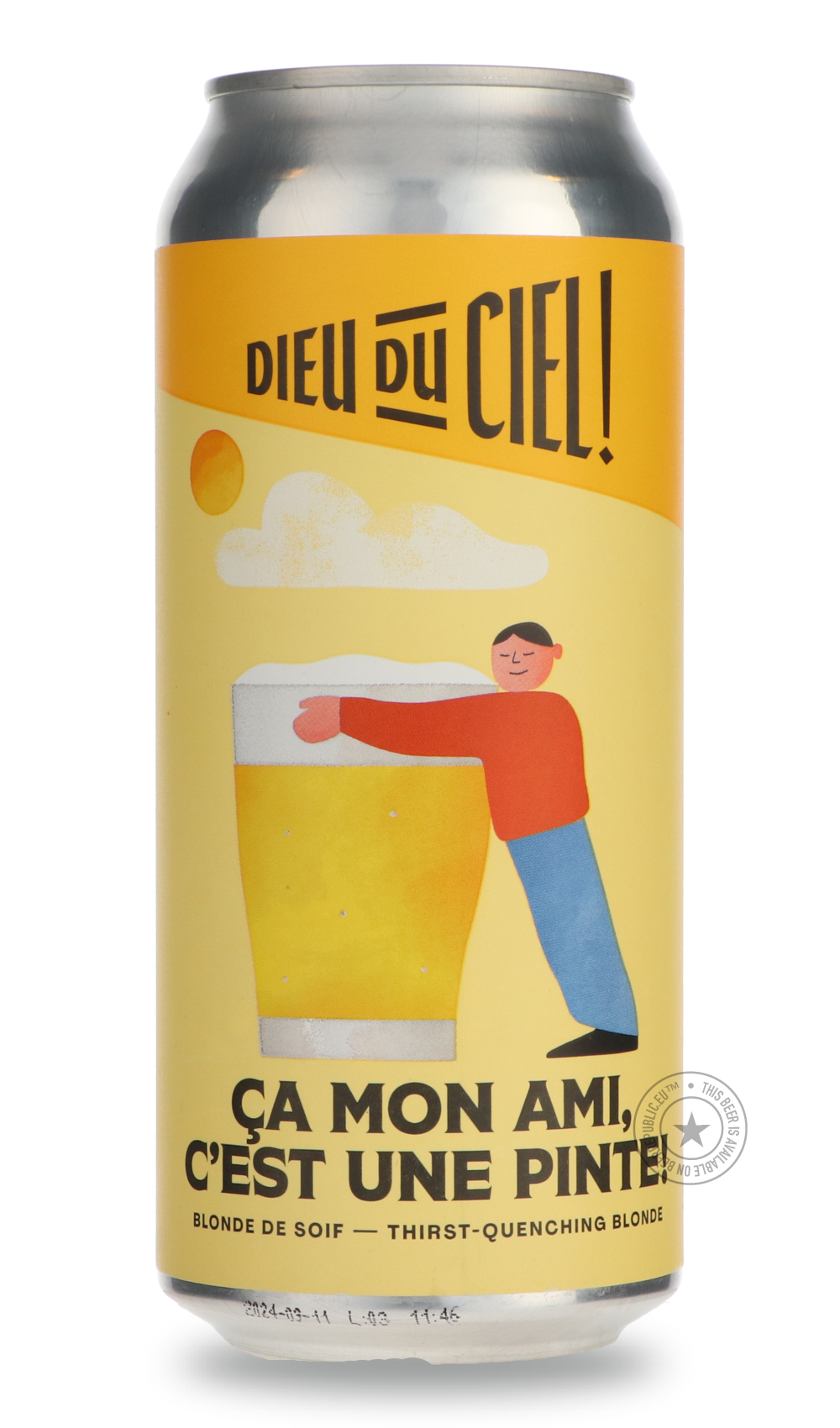 Dieu du Ciel- Ça Mon Ami, C’est Une Pinte!-Pale- Only @ Beer Republic - The best online beer store for American & Canadian craft beer - Buy beer online from the USA and Canada - Bier online kopen - Amerikaans bier kopen - Craft beer store - Craft beer kopen - Amerikanisch bier kaufen - Bier online kaufen - Acheter biere online - IPA - Stout - Porter - New England IPA - Hazy IPA - Imperial Stout - Barrel Aged - Barrel Aged Imperial Stout - Brown - Dark beer - Blond - Blonde - Pilsner - Lager - Wheat - Weizen