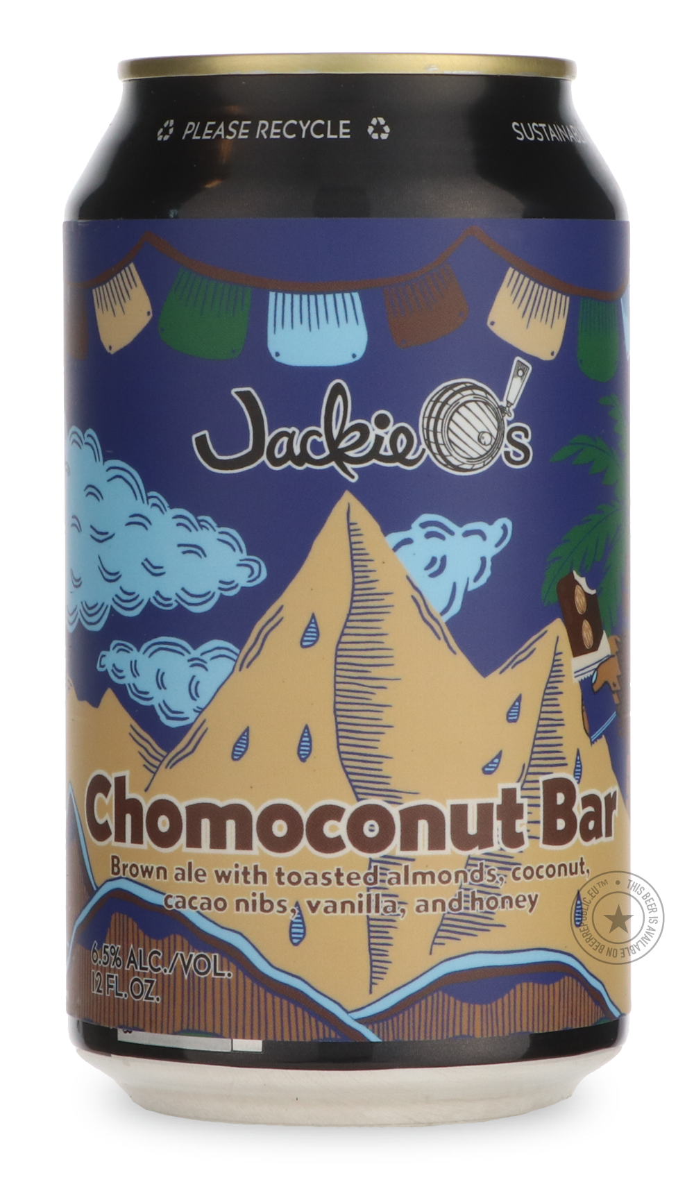 Jackie O's- Chomoconut Bar-Brown & Dark- Only @ Beer Republic - The best online beer store for American & Canadian craft beer - Buy beer online from the USA and Canada - Bier online kopen - Amerikaans bier kopen - Craft beer store - Craft beer kopen - Amerikanisch bier kaufen - Bier online kaufen - Acheter biere online - IPA - Stout - Porter - New England IPA - Hazy IPA - Imperial Stout - Barrel Aged - Barrel Aged Imperial Stout - Brown - Dark beer - Blond - Blonde - Pilsner - Lager - Wheat - Weizen - Amber