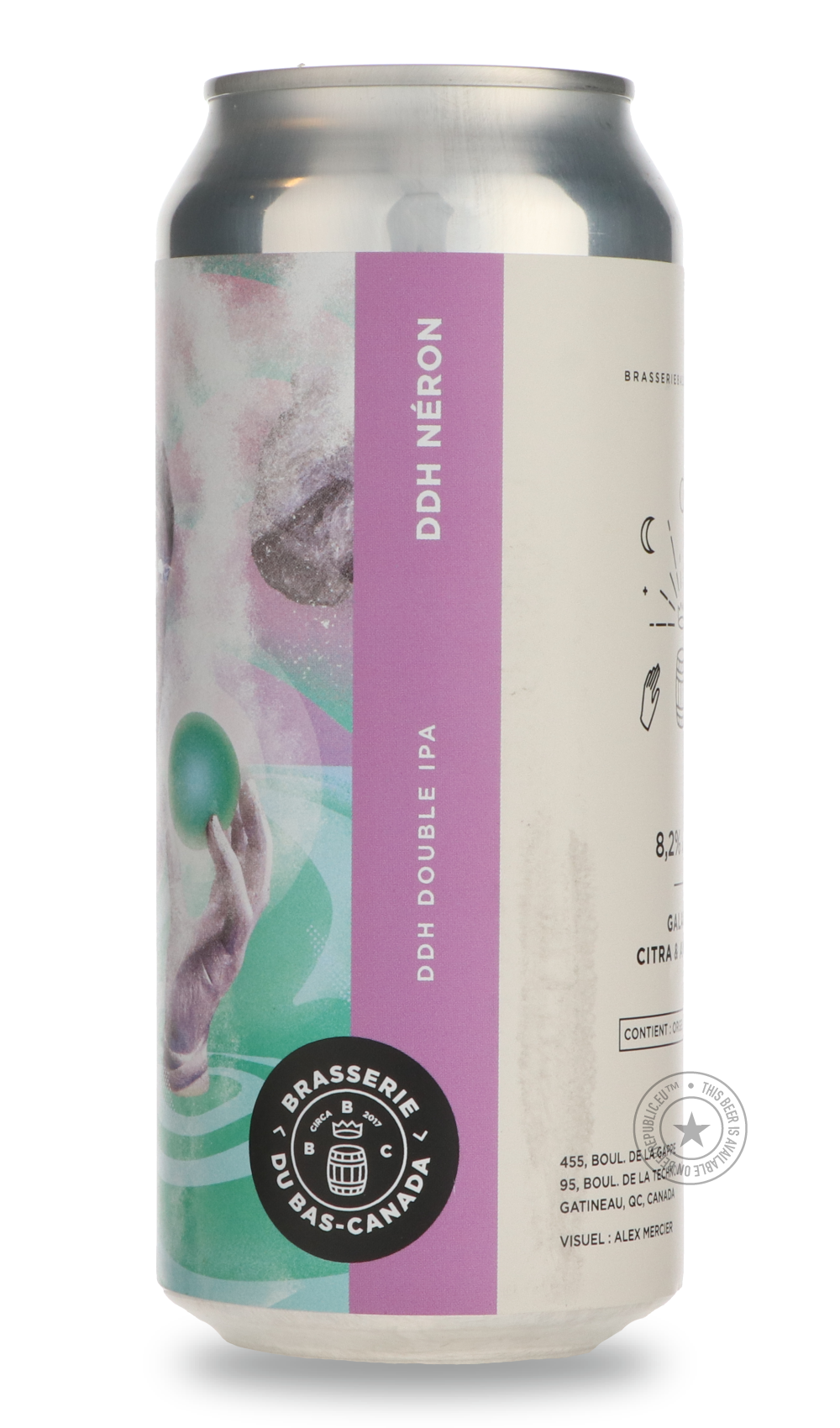 Brasserie du Bas-Canada- Double Dry Hopped Néron-IPA- Only @ Beer Republic - The best online beer store for American & Canadian craft beer - Buy beer online from the USA and Canada - Bier online kopen - Amerikaans bier kopen - Craft beer store - Craft beer kopen - Amerikanisch bier kaufen - Bier online kaufen - Acheter biere online - IPA - Stout - Porter - New England IPA - Hazy IPA - Imperial Stout - Barrel Aged - Barrel Aged Imperial Stout - Brown - Dark beer - Blond - Blonde - Pilsner - Lager - Wheat - W