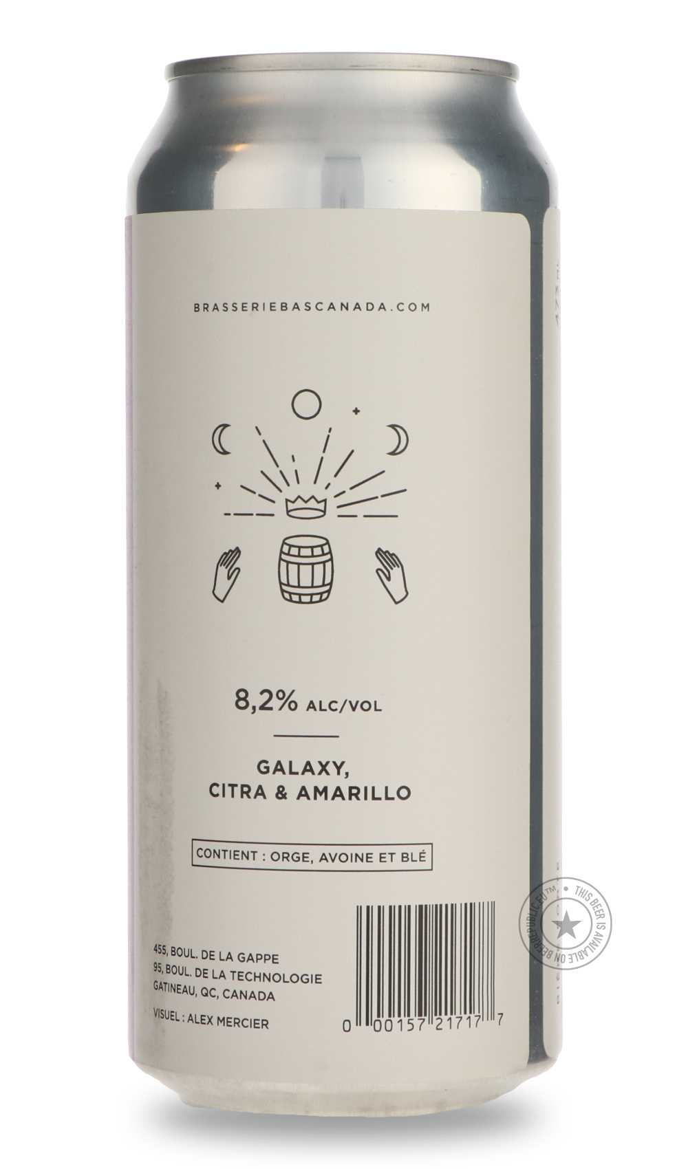 Brasserie du Bas-Canada- Double Dry Hopped Néron-IPA- Only @ Beer Republic - The best online beer store for American & Canadian craft beer - Buy beer online from the USA and Canada - Bier online kopen - Amerikaans bier kopen - Craft beer store - Craft beer kopen - Amerikanisch bier kaufen - Bier online kaufen - Acheter biere online - IPA - Stout - Porter - New England IPA - Hazy IPA - Imperial Stout - Barrel Aged - Barrel Aged Imperial Stout - Brown - Dark beer - Blond - Blonde - Pilsner - Lager - Wheat - W