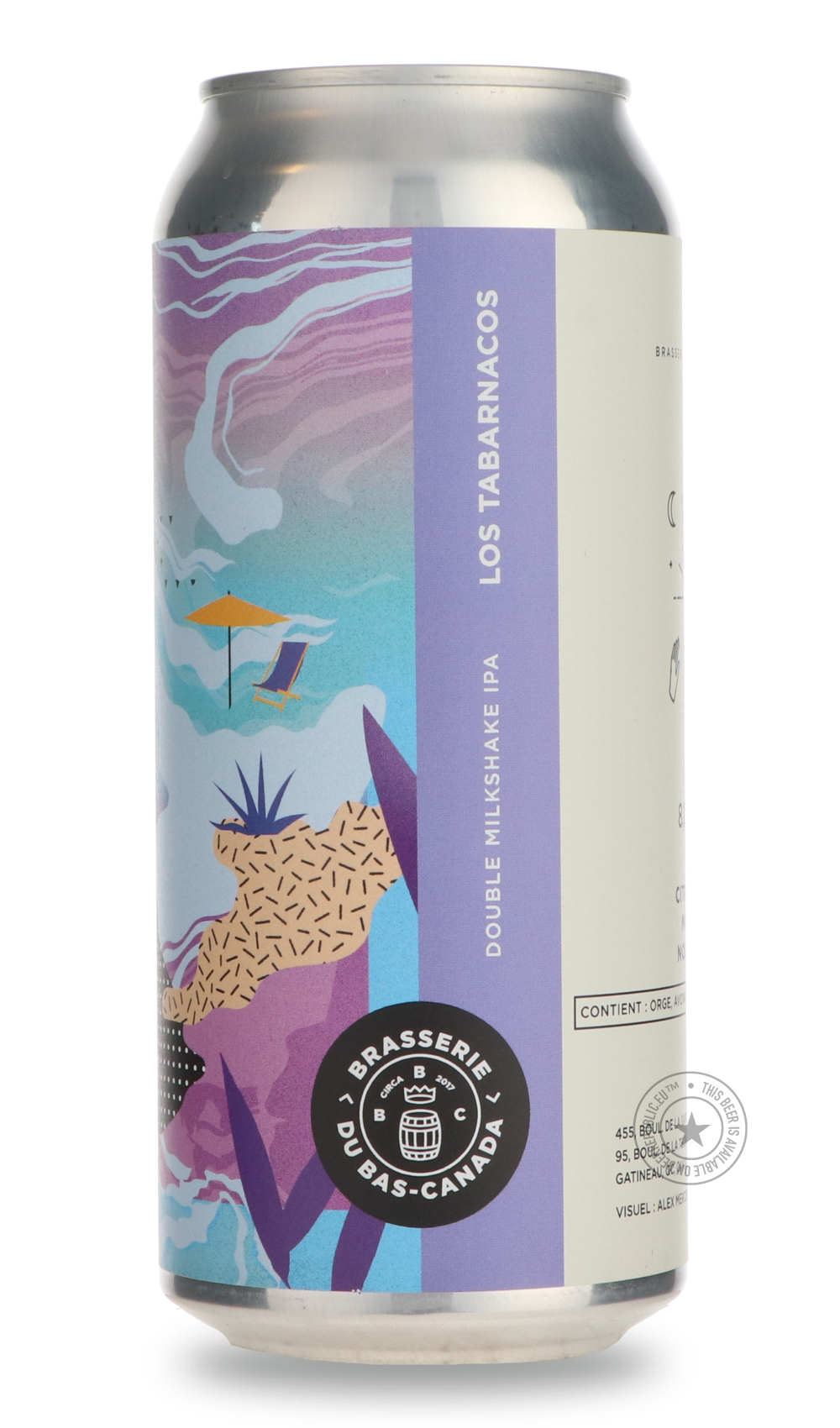 Brasserie du Bas-Canada- Double Los Tabarnacos-IPA- Only @ Beer Republic - The best online beer store for American & Canadian craft beer - Buy beer online from the USA and Canada - Bier online kopen - Amerikaans bier kopen - Craft beer store - Craft beer kopen - Amerikanisch bier kaufen - Bier online kaufen - Acheter biere online - IPA - Stout - Porter - New England IPA - Hazy IPA - Imperial Stout - Barrel Aged - Barrel Aged Imperial Stout - Brown - Dark beer - Blond - Blonde - Pilsner - Lager - Wheat - Wei