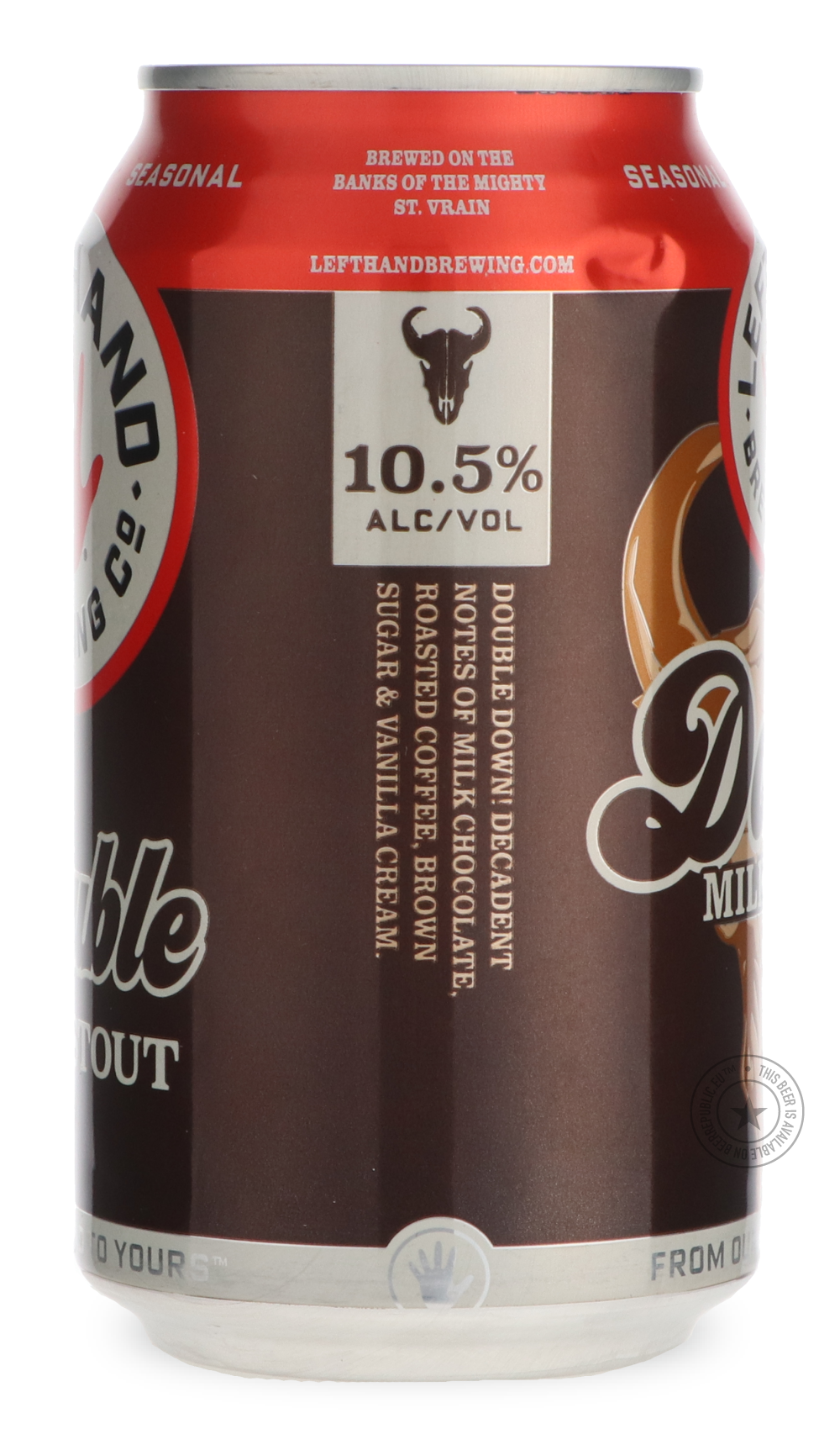 -Left Hand- Double Milk Stout-Stout & Porter- Only @ Beer Republic - The best online beer store for American & Canadian craft beer - Buy beer online from the USA and Canada - Bier online kopen - Amerikaans bier kopen - Craft beer store - Craft beer kopen - Amerikanisch bier kaufen - Bier online kaufen - Acheter biere online - IPA - Stout - Porter - New England IPA - Hazy IPA - Imperial Stout - Barrel Aged - Barrel Aged Imperial Stout - Brown - Dark beer - Blond - Blonde - Pilsner - Lager - Wheat - Weizen -
