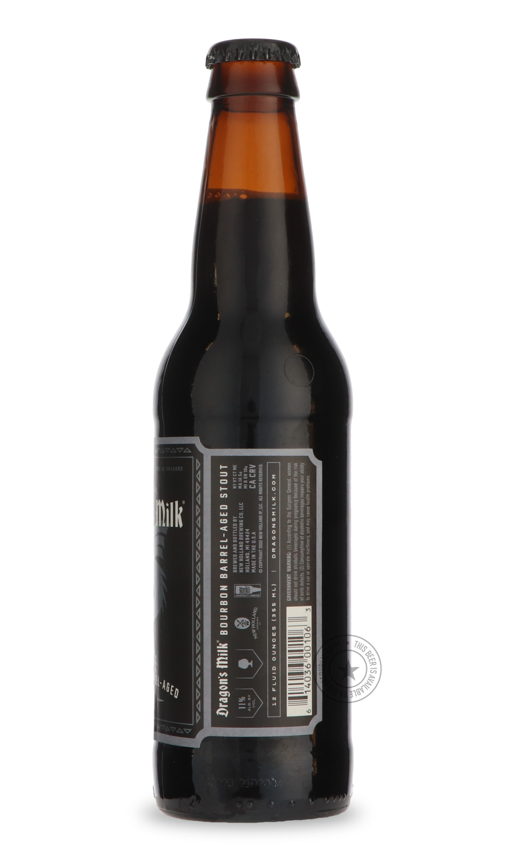 New Holland- Dragon's Milk-Stout & Porter- Only @ Beer Republic - The best online beer store for American & Canadian craft beer - Buy beer online from the USA and Canada - Bier online kopen - Amerikaans bier kopen - Craft beer store - Craft beer kopen - Amerikanisch bier kaufen - Bier online kaufen - Acheter biere online - IPA - Stout - Porter - New England IPA - Hazy IPA - Imperial Stout - Barrel Aged - Barrel Aged Imperial Stout - Brown - Dark beer - Blond - Blonde - Pilsner - Lager - Wheat - Weizen - Amb
