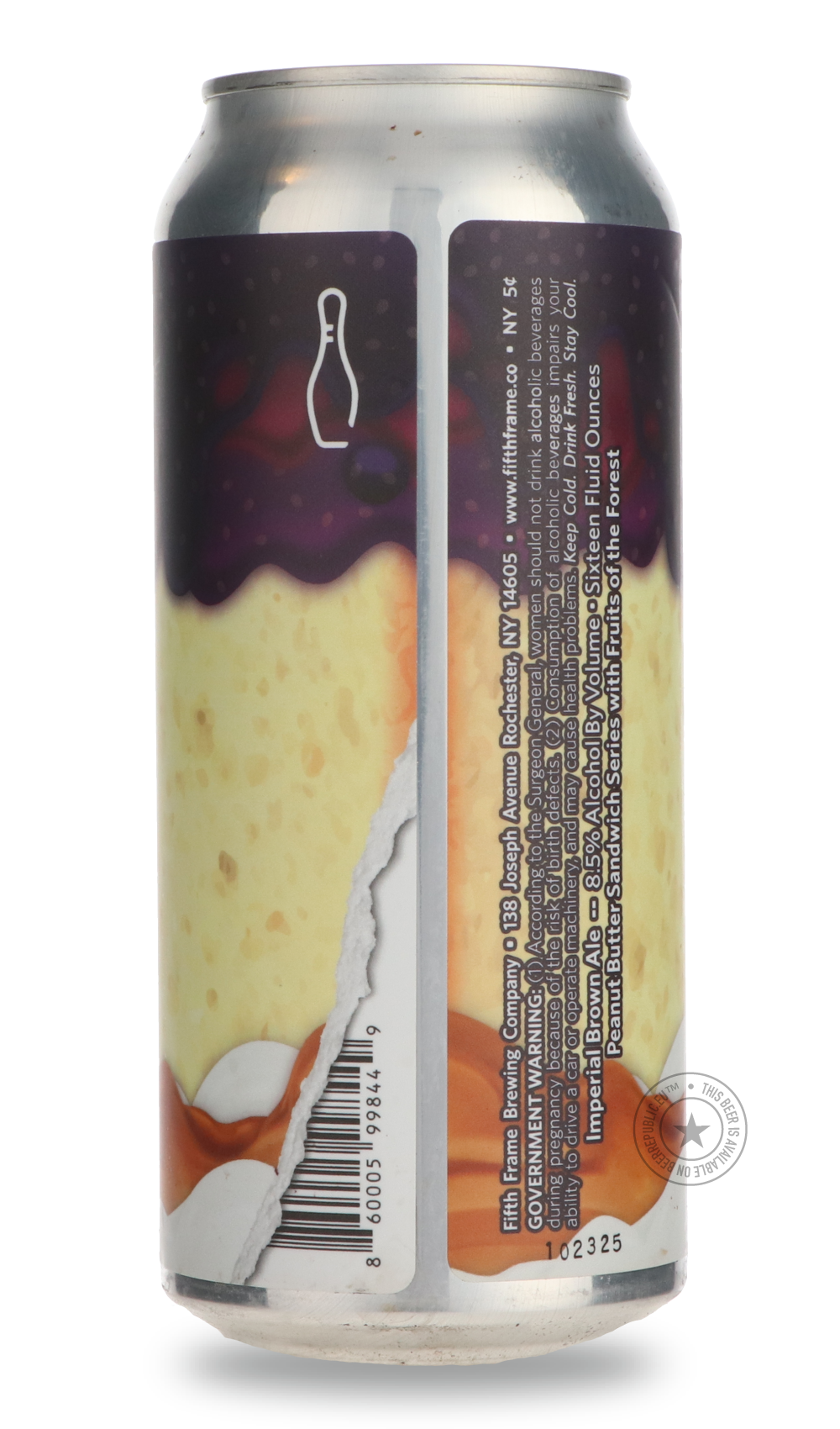 -Fifth Frame- Draped In Jam: Peanut Butter, Mixed Berries & Marshmallow-Brown & Dark- Only @ Beer Republic - The best online beer store for American & Canadian craft beer - Buy beer online from the USA and Canada - Bier online kopen - Amerikaans bier kopen - Craft beer store - Craft beer kopen - Amerikanisch bier kaufen - Bier online kaufen - Acheter biere online - IPA - Stout - Porter - New England IPA - Hazy IPA - Imperial Stout - Barrel Aged - Barrel Aged Imperial Stout - Brown - Dark beer - Blond - Blon
