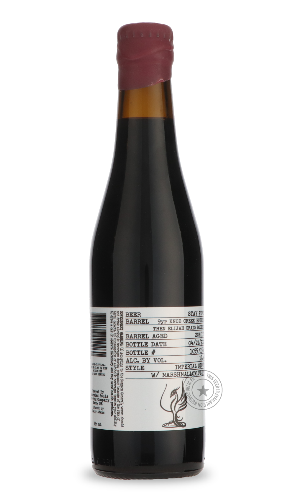 Barreled Souls- Elijah Craig DBA Stay Puft-Stout & Porter- Only @ Beer Republic - The best online beer store for American & Canadian craft beer - Buy beer online from the USA and Canada - Bier online kopen - Amerikaans bier kopen - Craft beer store - Craft beer kopen - Amerikanisch bier kaufen - Bier online kaufen - Acheter biere online - IPA - Stout - Porter - New England IPA - Hazy IPA - Imperial Stout - Barrel Aged - Barrel Aged Imperial Stout - Brown - Dark beer - Blond - Blonde - Pilsner - Lager - Whea