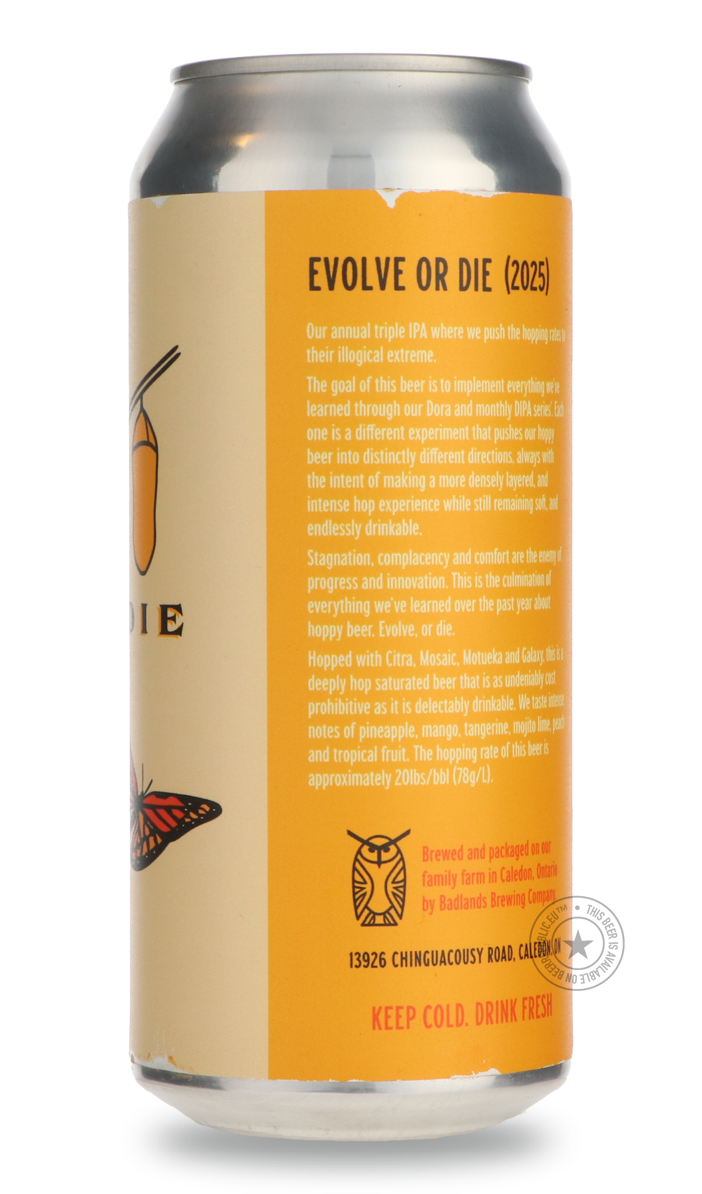 Badlands- Evolve Or Die-IPA- Only @ Beer Republic - The best online beer store for American & Canadian craft beer - Buy beer online from the USA and Canada - Bier online kopen - Amerikaans bier kopen - Craft beer store - Craft beer kopen - Amerikanisch bier kaufen - Bier online kaufen - Acheter biere online - IPA - Stout - Porter - New England IPA - Hazy IPA - Imperial Stout - Barrel Aged - Barrel Aged Imperial Stout - Brown - Dark beer - Blond - Blonde - Pilsner - Lager - Wheat - Weizen - Amber - Barley Wi