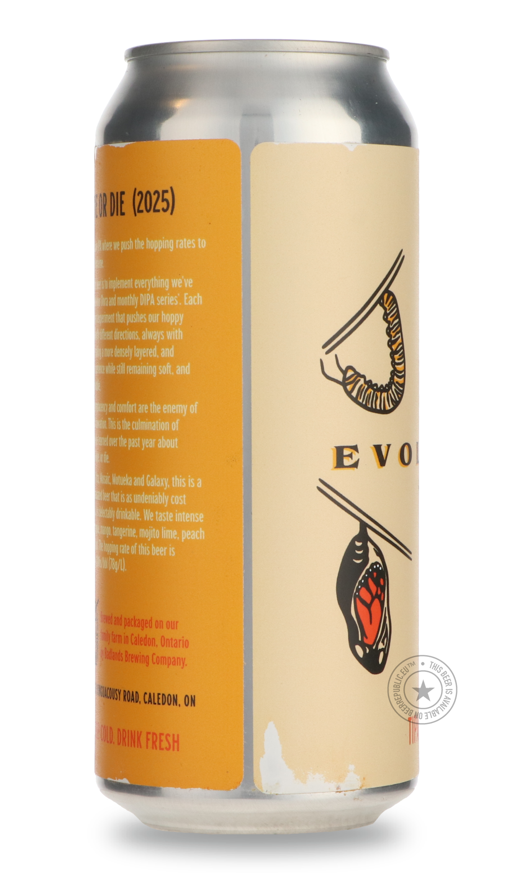 Badlands- Evolve Or Die-IPA- Only @ Beer Republic - The best online beer store for American & Canadian craft beer - Buy beer online from the USA and Canada - Bier online kopen - Amerikaans bier kopen - Craft beer store - Craft beer kopen - Amerikanisch bier kaufen - Bier online kaufen - Acheter biere online - IPA - Stout - Porter - New England IPA - Hazy IPA - Imperial Stout - Barrel Aged - Barrel Aged Imperial Stout - Brown - Dark beer - Blond - Blonde - Pilsner - Lager - Wheat - Weizen - Amber - Barley Wi