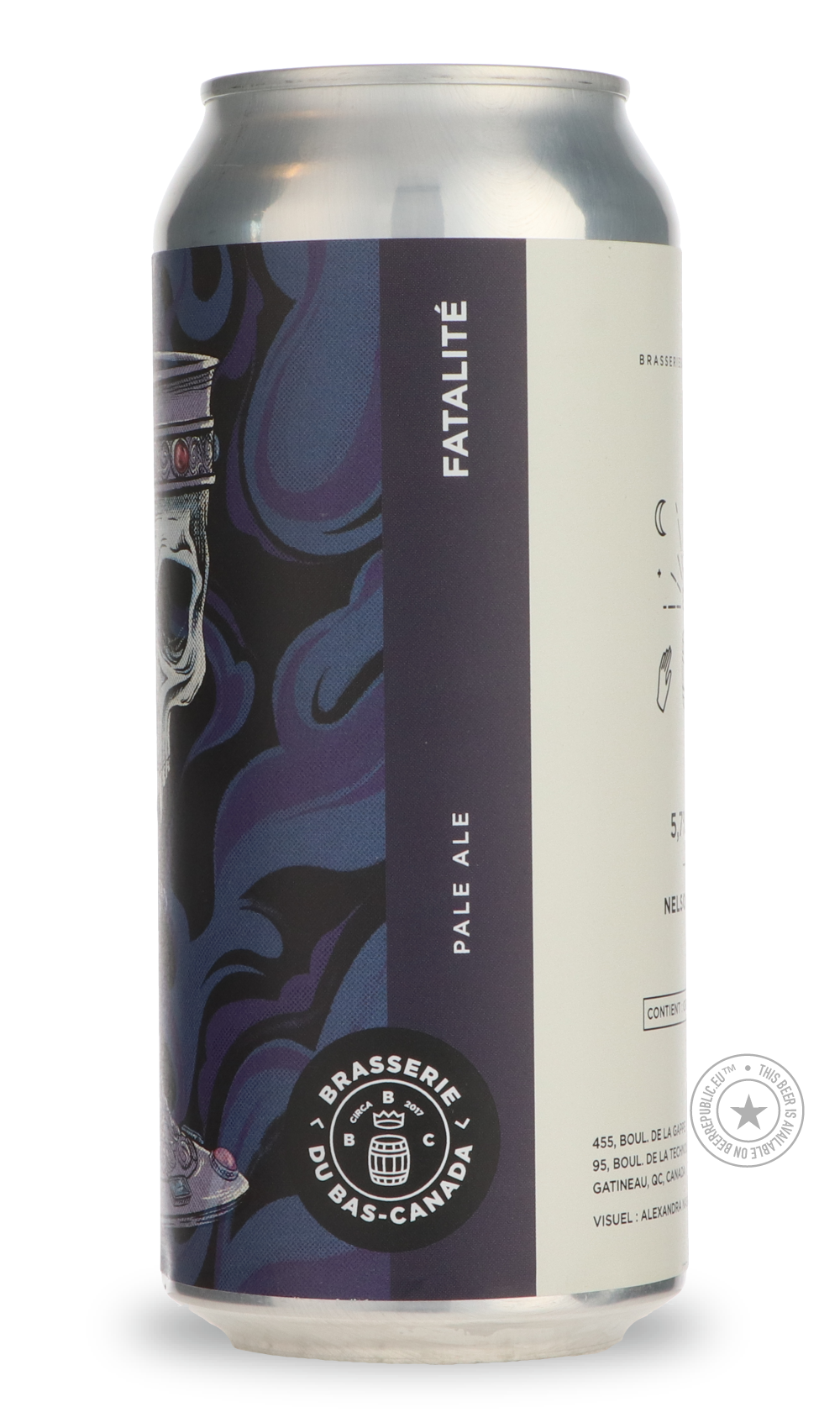 Brasserie du Bas-Canada- Fatalité-Pale- Only @ Beer Republic - The best online beer store for American & Canadian craft beer - Buy beer online from the USA and Canada - Bier online kopen - Amerikaans bier kopen - Craft beer store - Craft beer kopen - Amerikanisch bier kaufen - Bier online kaufen - Acheter biere online - IPA - Stout - Porter - New England IPA - Hazy IPA - Imperial Stout - Barrel Aged - Barrel Aged Imperial Stout - Brown - Dark beer - Blond - Blonde - Pilsner - Lager - Wheat - Weizen - Amber