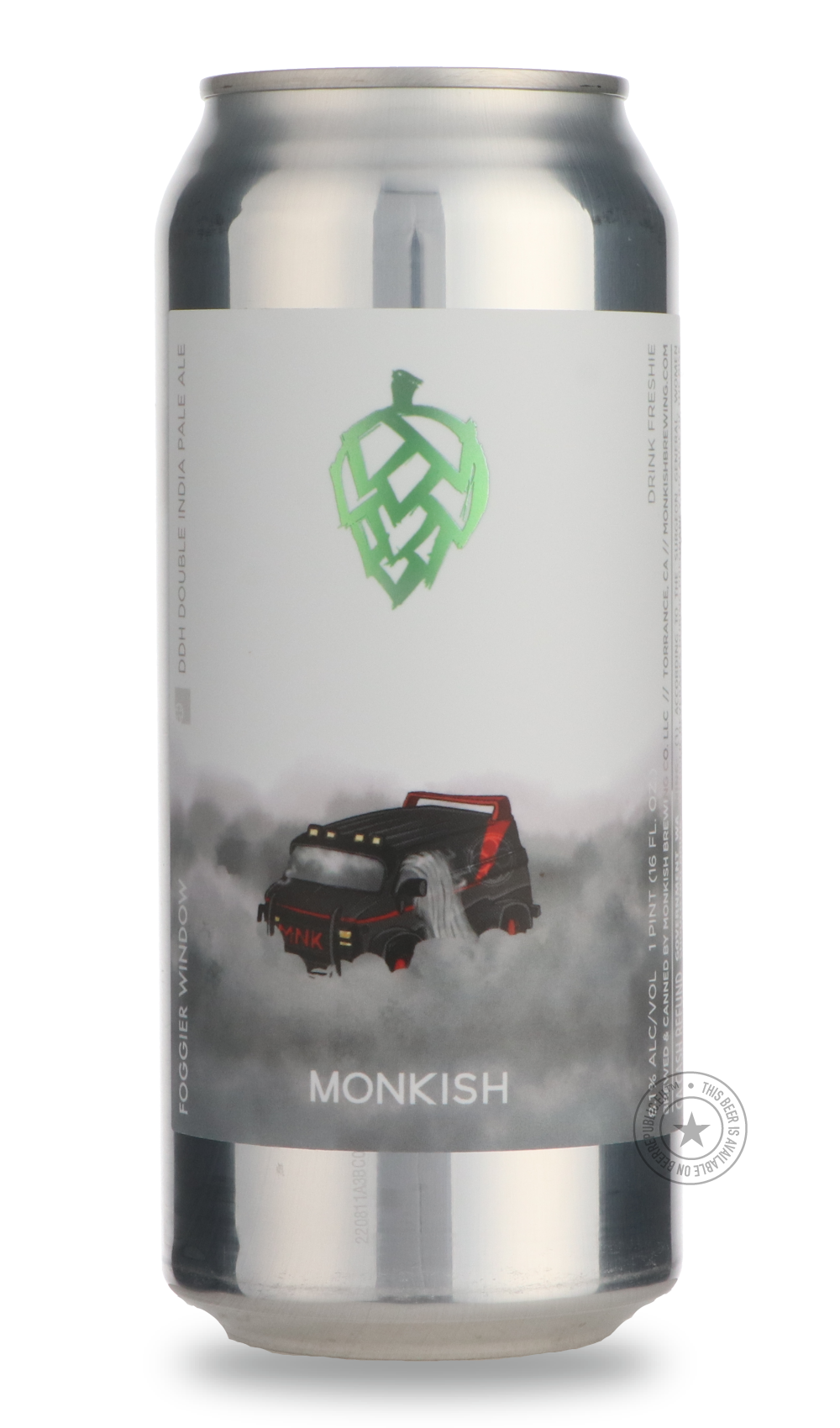 Monkish- Foggier Window-IPA- Only @ Beer Republic - The best online beer store for American & Canadian craft beer - Buy beer online from the USA and Canada - Bier online kopen - Amerikaans bier kopen - Craft beer store - Craft beer kopen - Amerikanisch bier kaufen - Bier online kaufen - Acheter biere online - IPA - Stout - Porter - New England IPA - Hazy IPA - Imperial Stout - Barrel Aged - Barrel Aged Imperial Stout - Brown - Dark beer - Blond - Blonde - Pilsner - Lager - Wheat - Weizen - Amber - Barley Wi
