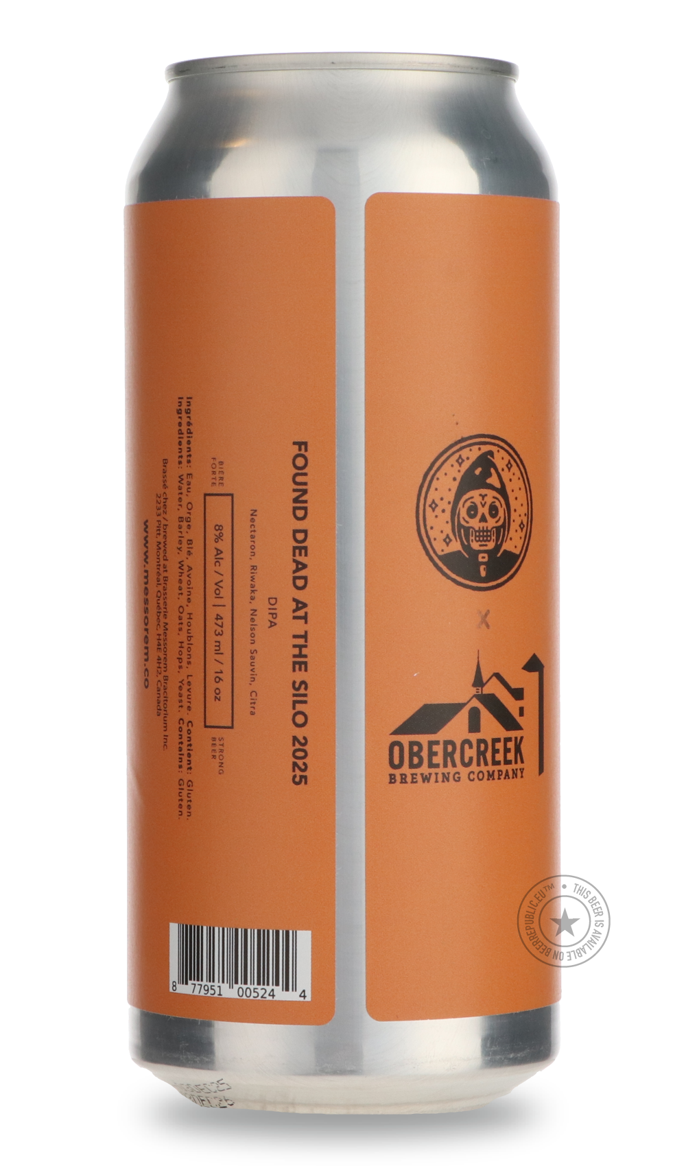 Messorem- Found Dead At the Silo / Obercreek-IPA- Only @ Beer Republic - The best online beer store for American & Canadian craft beer - Buy beer online from the USA and Canada - Bier online kopen - Amerikaans bier kopen - Craft beer store - Craft beer kopen - Amerikanisch bier kaufen - Bier online kaufen - Acheter biere online - IPA - Stout - Porter - New England IPA - Hazy IPA - Imperial Stout - Barrel Aged - Barrel Aged Imperial Stout - Brown - Dark beer - Blond - Blonde - Pilsner - Lager - Wheat - Weize