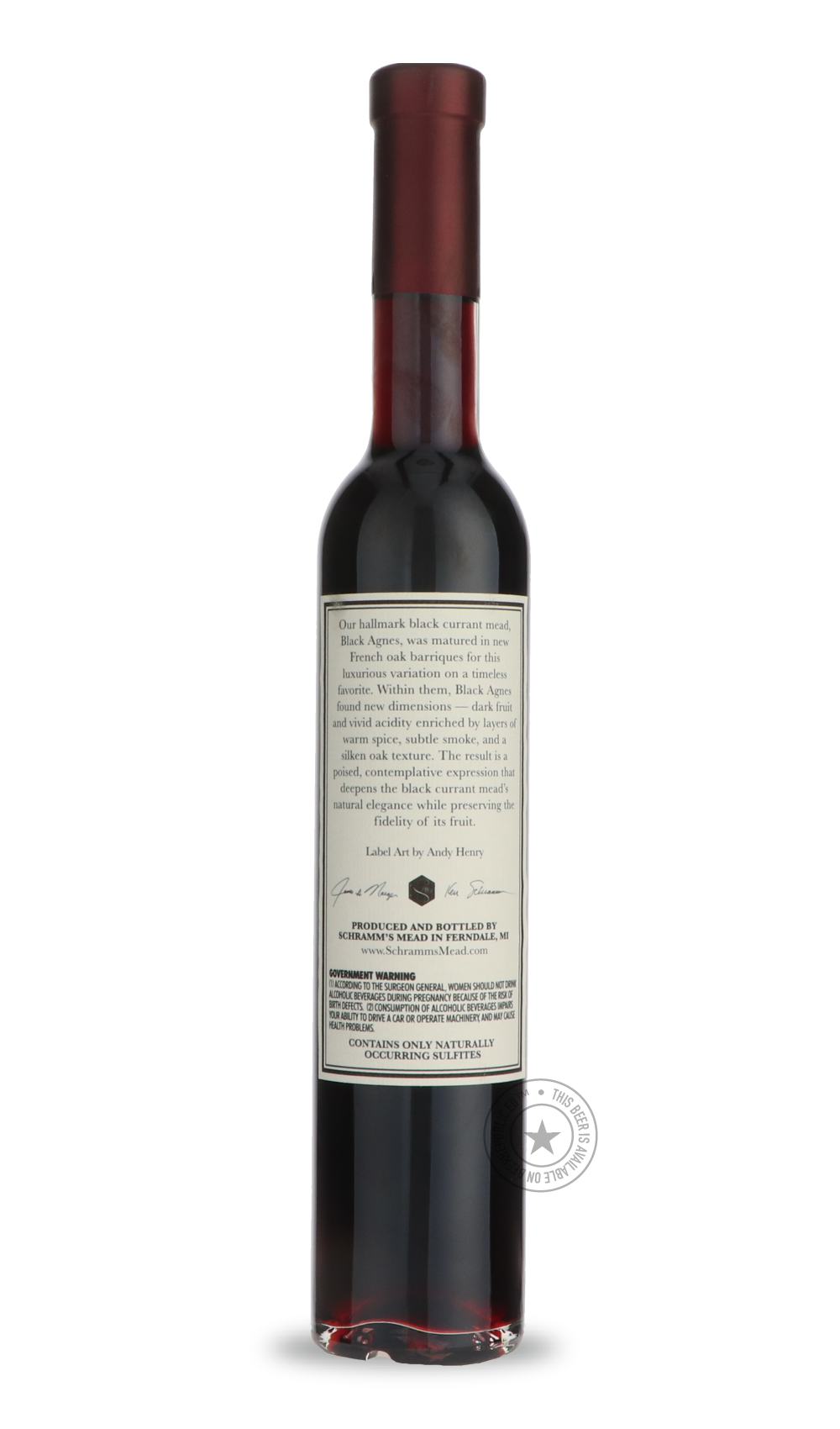 French Oak Aged Black Agnes
