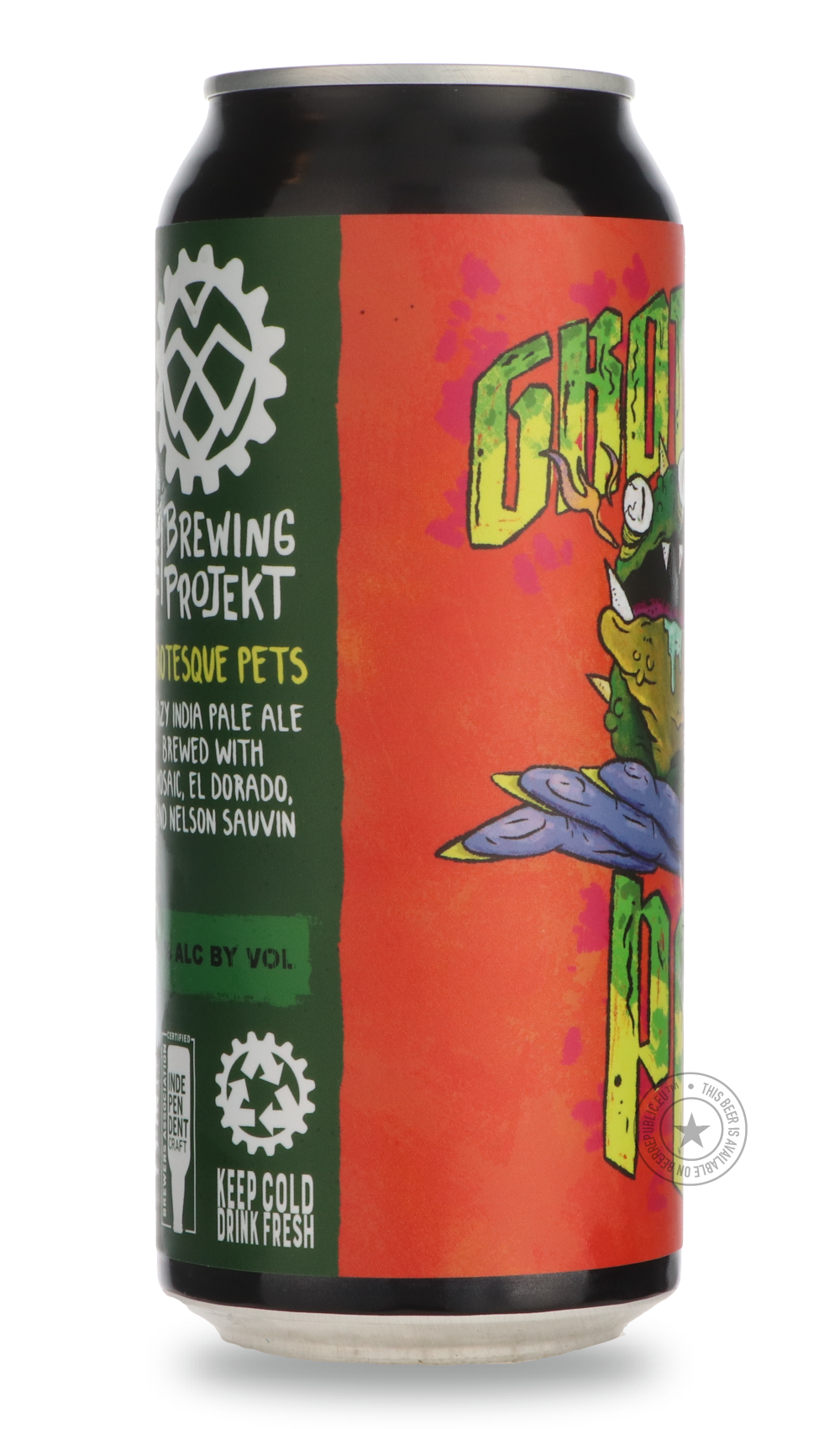 -The Brewing Projekt- Grotesque Pets-IPA- Only @ Beer Republic - The best online beer store for American & Canadian craft beer - Buy beer online from the USA and Canada - Bier online kopen - Amerikaans bier kopen - Craft beer store - Craft beer kopen - Amerikanisch bier kaufen - Bier online kaufen - Acheter biere online - IPA - Stout - Porter - New England IPA - Hazy IPA - Imperial Stout - Barrel Aged - Barrel Aged Imperial Stout - Brown - Dark beer - Blond - Blonde - Pilsner - Lager - Wheat - Weizen - Ambe