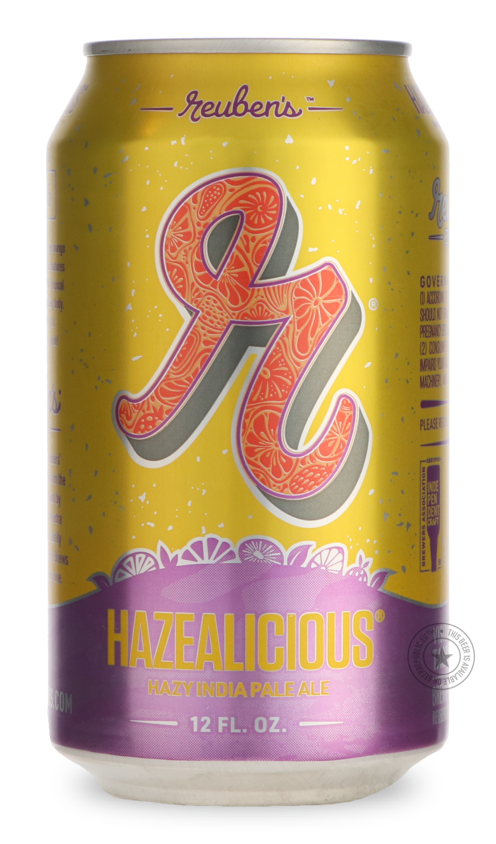 -Reuben's- Hazealiciuous-IPA- Only @ Beer Republic - The best online beer store for American & Canadian craft beer - Buy beer online from the USA and Canada - Bier online kopen - Amerikaans bier kopen - Craft beer store - Craft beer kopen - Amerikanisch bier kaufen - Bier online kaufen - Acheter biere online - IPA - Stout - Porter - New England IPA - Hazy IPA - Imperial Stout - Barrel Aged - Barrel Aged Imperial Stout - Brown - Dark beer - Blond - Blonde - Pilsner - Lager - Wheat - Weizen - Amber - Barley W
