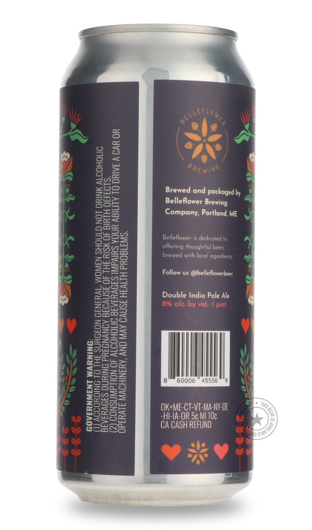 Belleflower- Heart Trail-IPA- Only @ Beer Republic - The best online beer store for American & Canadian craft beer - Buy beer online from the USA and Canada - Bier online kopen - Amerikaans bier kopen - Craft beer store - Craft beer kopen - Amerikanisch bier kaufen - Bier online kaufen - Acheter biere online - IPA - Stout - Porter - New England IPA - Hazy IPA - Imperial Stout - Barrel Aged - Barrel Aged Imperial Stout - Brown - Dark beer - Blond - Blonde - Pilsner - Lager - Wheat - Weizen - Amber - Barley W