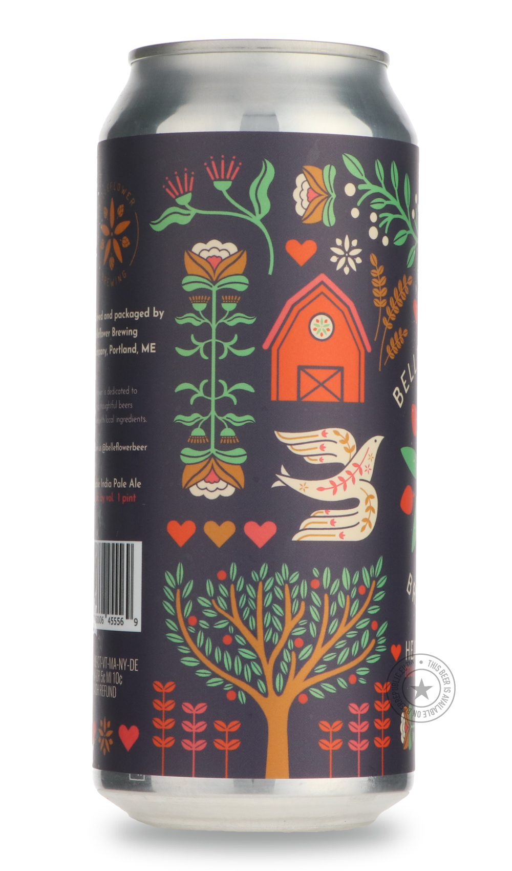 Belleflower- Heart Trail-IPA- Only @ Beer Republic - The best online beer store for American & Canadian craft beer - Buy beer online from the USA and Canada - Bier online kopen - Amerikaans bier kopen - Craft beer store - Craft beer kopen - Amerikanisch bier kaufen - Bier online kaufen - Acheter biere online - IPA - Stout - Porter - New England IPA - Hazy IPA - Imperial Stout - Barrel Aged - Barrel Aged Imperial Stout - Brown - Dark beer - Blond - Blonde - Pilsner - Lager - Wheat - Weizen - Amber - Barley W