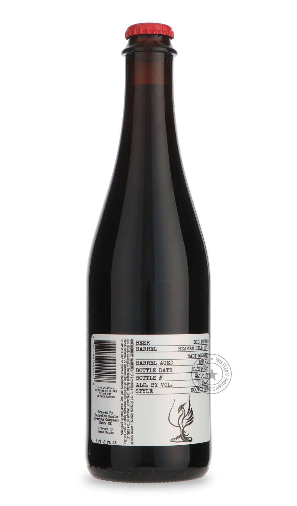 Barreled Souls- Heaven Hill 15yr Single Malt Big Munro-Brown & Dark- Only @ Beer Republic - The best online beer store for American & Canadian craft beer - Buy beer online from the USA and Canada - Bier online kopen - Amerikaans bier kopen - Craft beer store - Craft beer kopen - Amerikanisch bier kaufen - Bier online kaufen - Acheter biere online - IPA - Stout - Porter - New England IPA - Hazy IPA - Imperial Stout - Barrel Aged - Barrel Aged Imperial Stout - Brown - Dark beer - Blond - Blonde - Pilsner - La