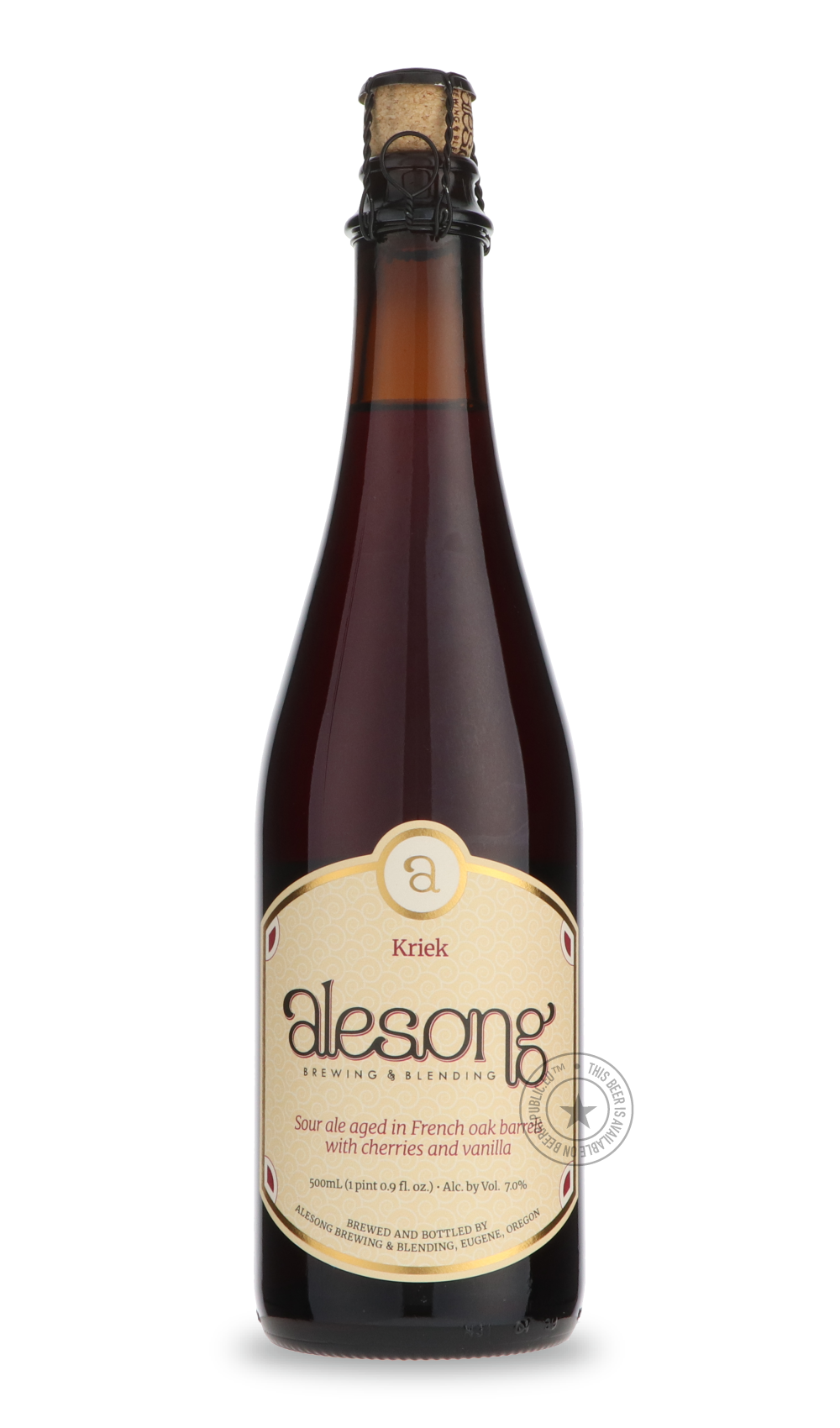 -Alesong- Kriek 2021-Sour / Wild & Fruity- Only @ Beer Republic - The best online beer store for American & Canadian craft beer - Buy beer online from the USA and Canada - Bier online kopen - Amerikaans bier kopen - Craft beer store - Craft beer kopen - Amerikanisch bier kaufen - Bier online kaufen - Acheter biere online - IPA - Stout - Porter - New England IPA - Hazy IPA - Imperial Stout - Barrel Aged - Barrel Aged Imperial Stout - Brown - Dark beer - Blond - Blonde - Pilsner - Lager - Wheat - Weizen - Amb