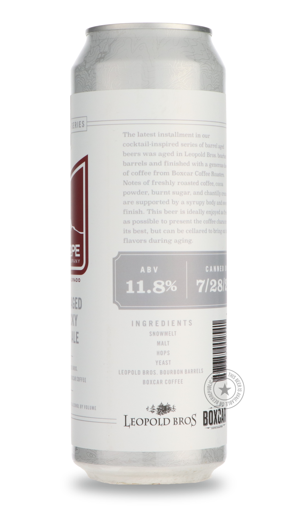 -Upslope- Lee Hill Vol. 33 Barrel Aged Kentucky Coffee Ale-Brown & Dark- Only @ Beer Republic - The best online beer store for American & Canadian craft beer - Buy beer online from the USA and Canada - Bier online kopen - Amerikaans bier kopen - Craft beer store - Craft beer kopen - Amerikanisch bier kaufen - Bier online kaufen - Acheter biere online - IPA - Stout - Porter - New England IPA - Hazy IPA - Imperial Stout - Barrel Aged - Barrel Aged Imperial Stout - Brown - Dark beer - Blond - Blonde - Pilsner
