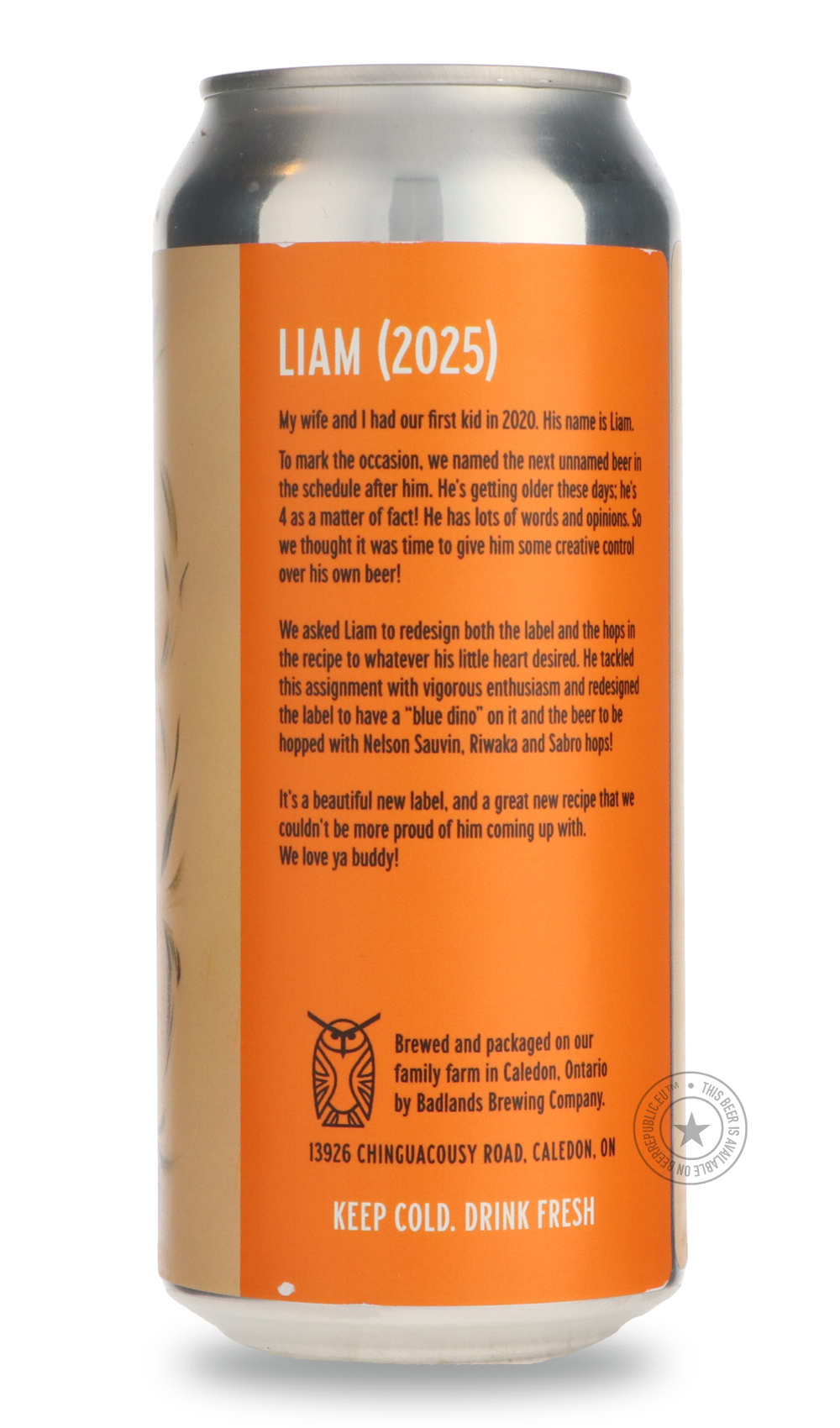 -Badlands- Liam-IPA- Only @ Beer Republic - The best online beer store for American & Canadian craft beer - Buy beer online from the USA and Canada - Bier online kopen - Amerikaans bier kopen - Craft beer store - Craft beer kopen - Amerikanisch bier kaufen - Bier online kaufen - Acheter biere online - IPA - Stout - Porter - New England IPA - Hazy IPA - Imperial Stout - Barrel Aged - Barrel Aged Imperial Stout - Brown - Dark beer - Blond - Blonde - Pilsner - Lager - Wheat - Weizen - Amber - Barley Wine - Qua