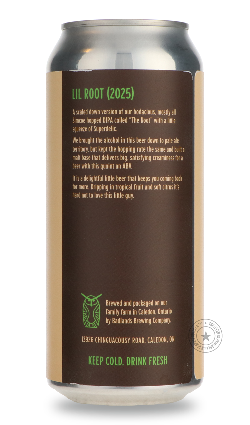 Badlands- Lil Root-Pale- Only @ Beer Republic - The best online beer store for American & Canadian craft beer - Buy beer online from the USA and Canada - Bier online kopen - Amerikaans bier kopen - Craft beer store - Craft beer kopen - Amerikanisch bier kaufen - Bier online kaufen - Acheter biere online - IPA - Stout - Porter - New England IPA - Hazy IPA - Imperial Stout - Barrel Aged - Barrel Aged Imperial Stout - Brown - Dark beer - Blond - Blonde - Pilsner - Lager - Wheat - Weizen - Amber - Barley Wine -