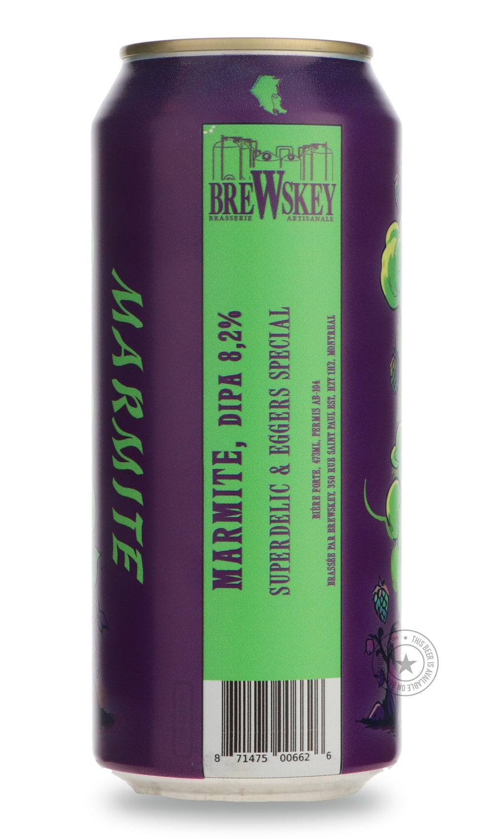 Brewskey- MARMITE-IPA- Only @ Beer Republic - The best online beer store for American & Canadian craft beer - Buy beer online from the USA and Canada - Bier online kopen - Amerikaans bier kopen - Craft beer store - Craft beer kopen - Amerikanisch bier kaufen - Bier online kaufen - Acheter biere online - IPA - Stout - Porter - New England IPA - Hazy IPA - Imperial Stout - Barrel Aged - Barrel Aged Imperial Stout - Brown - Dark beer - Blond - Blonde - Pilsner - Lager - Wheat - Weizen - Amber - Barley Wine - Q