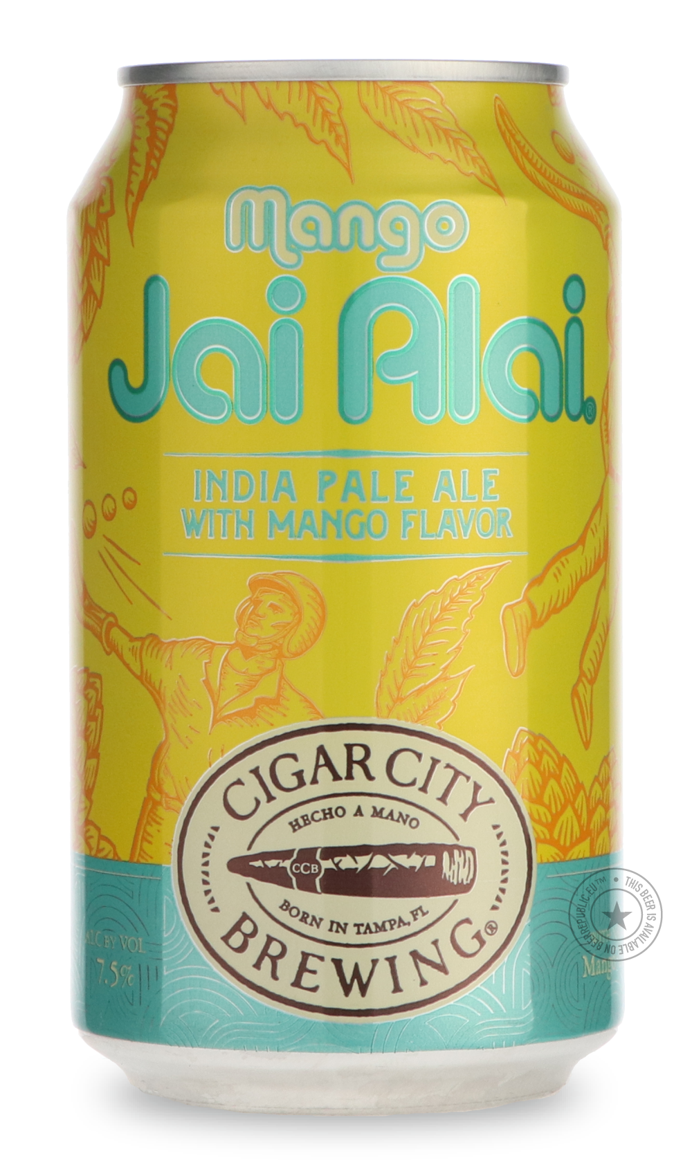 -Cigar City- Mango Jai Alai-IPA- Only @ Beer Republic - The best online beer store for American & Canadian craft beer - Buy beer online from the USA and Canada - Bier online kopen - Amerikaans bier kopen - Craft beer store - Craft beer kopen - Amerikanisch bier kaufen - Bier online kaufen - Acheter biere online - IPA - Stout - Porter - New England IPA - Hazy IPA - Imperial Stout - Barrel Aged - Barrel Aged Imperial Stout - Brown - Dark beer - Blond - Blonde - Pilsner - Lager - Wheat - Weizen - Amber - Barle