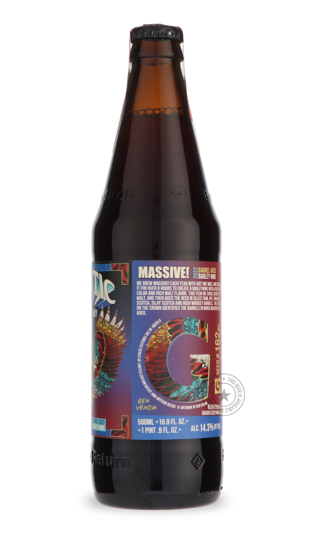 -Gigantic- Massive! (Rum Barrel 2022)-Brown & Dark- Only @ Beer Republic - The best online beer store for American & Canadian craft beer - Buy beer online from the USA and Canada - Bier online kopen - Amerikaans bier kopen - Craft beer store - Craft beer kopen - Amerikanisch bier kaufen - Bier online kaufen - Acheter biere online - IPA - Stout - Porter - New England IPA - Hazy IPA - Imperial Stout - Barrel Aged - Barrel Aged Imperial Stout - Brown - Dark beer - Blond - Blonde - Pilsner - Lager - Wheat - Wei