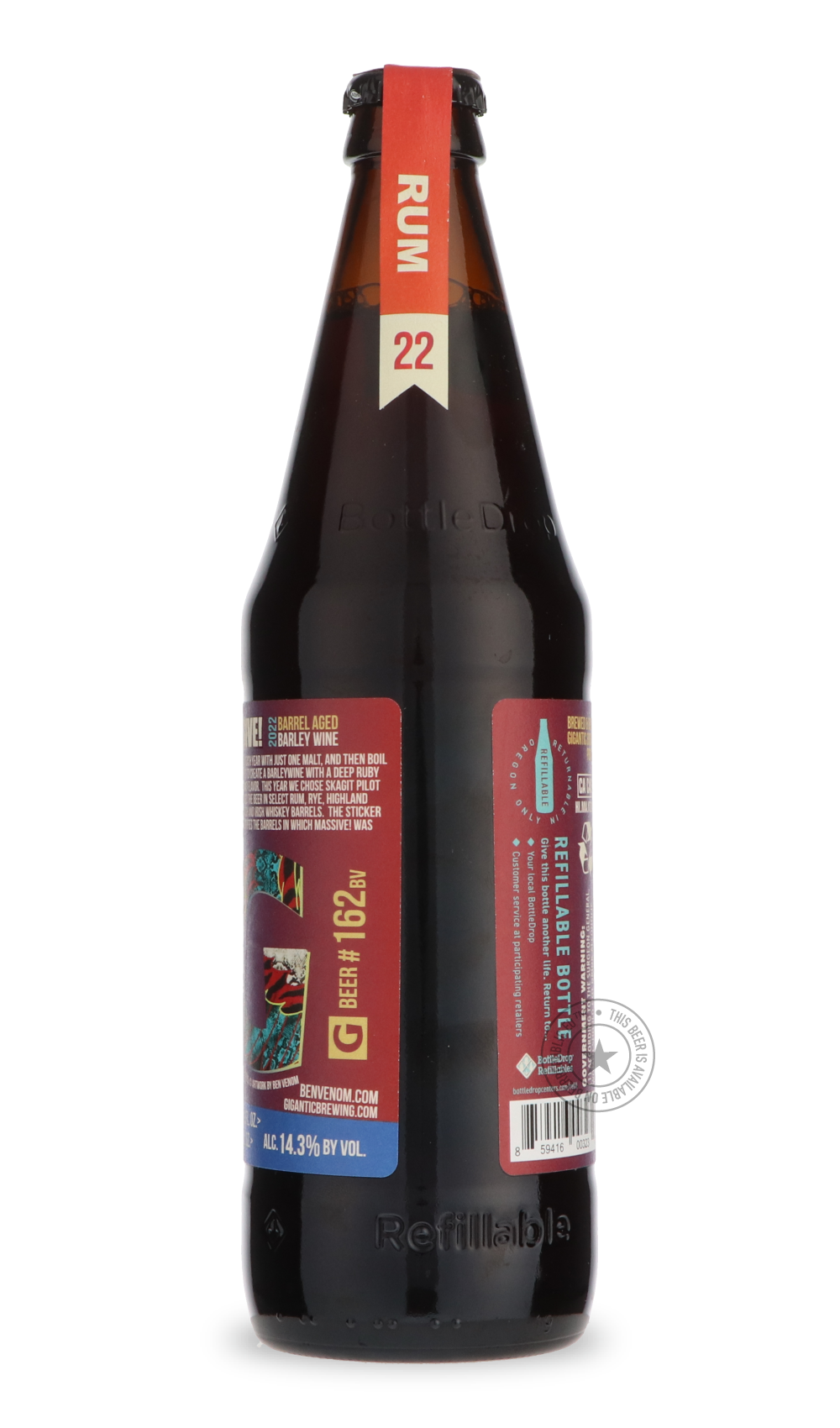 -Gigantic- Massive! (Rum Barrel 2022)-Brown & Dark- Only @ Beer Republic - The best online beer store for American & Canadian craft beer - Buy beer online from the USA and Canada - Bier online kopen - Amerikaans bier kopen - Craft beer store - Craft beer kopen - Amerikanisch bier kaufen - Bier online kaufen - Acheter biere online - IPA - Stout - Porter - New England IPA - Hazy IPA - Imperial Stout - Barrel Aged - Barrel Aged Imperial Stout - Brown - Dark beer - Blond - Blonde - Pilsner - Lager - Wheat - Wei