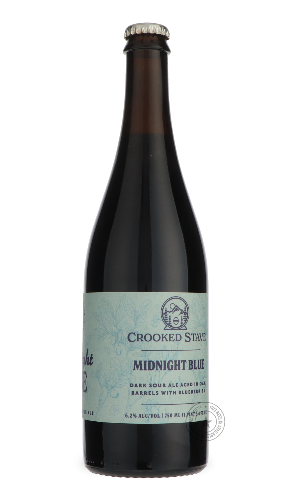 -Crooked Stave- Midnight Blue-Sour / Wild & Fruity- Only @ Beer Republic - The best online beer store for American & Canadian craft beer - Buy beer online from the USA and Canada - Bier online kopen - Amerikaans bier kopen - Craft beer store - Craft beer kopen - Amerikanisch bier kaufen - Bier online kaufen - Acheter biere online - IPA - Stout - Porter - New England IPA - Hazy IPA - Imperial Stout - Barrel Aged - Barrel Aged Imperial Stout - Brown - Dark beer - Blond - Blonde - Pilsner - Lager - Wheat - Wei