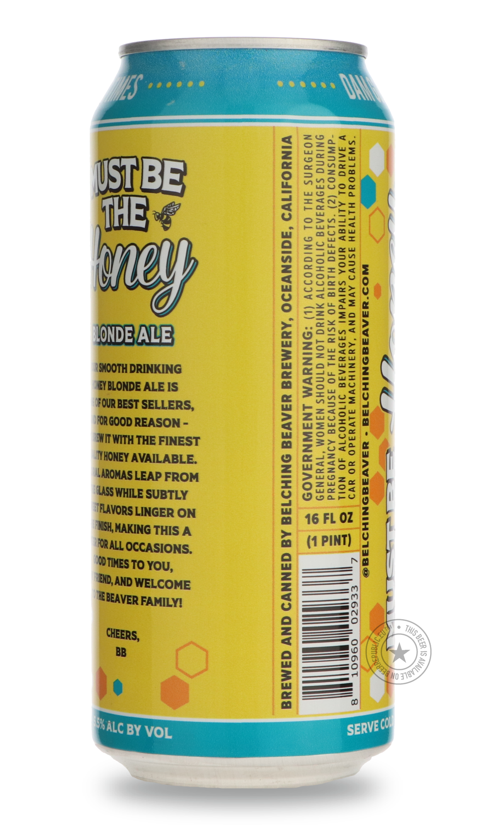 -Belching Beaver- Must Be the Honey-Pale- Only @ Beer Republic - The best online beer store for American & Canadian craft beer - Buy beer online from the USA and Canada - Bier online kopen - Amerikaans bier kopen - Craft beer store - Craft beer kopen - Amerikanisch bier kaufen - Bier online kaufen - Acheter biere online - IPA - Stout - Porter - New England IPA - Hazy IPA - Imperial Stout - Barrel Aged - Barrel Aged Imperial Stout - Brown - Dark beer - Blond - Blonde - Pilsner - Lager - Wheat - Weizen - Ambe