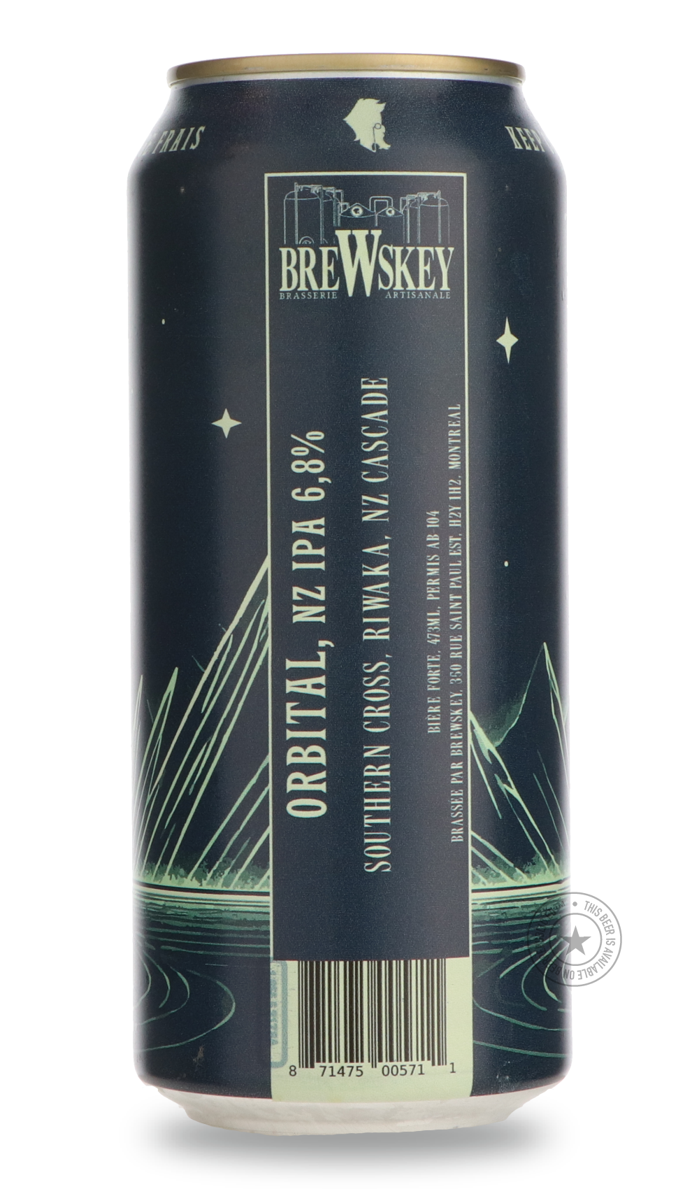 Brewskey- ORBITAL-IPA- Only @ Beer Republic - The best online beer store for American & Canadian craft beer - Buy beer online from the USA and Canada - Bier online kopen - Amerikaans bier kopen - Craft beer store - Craft beer kopen - Amerikanisch bier kaufen - Bier online kaufen - Acheter biere online - IPA - Stout - Porter - New England IPA - Hazy IPA - Imperial Stout - Barrel Aged - Barrel Aged Imperial Stout - Brown - Dark beer - Blond - Blonde - Pilsner - Lager - Wheat - Weizen - Amber - Barley Wine - Q