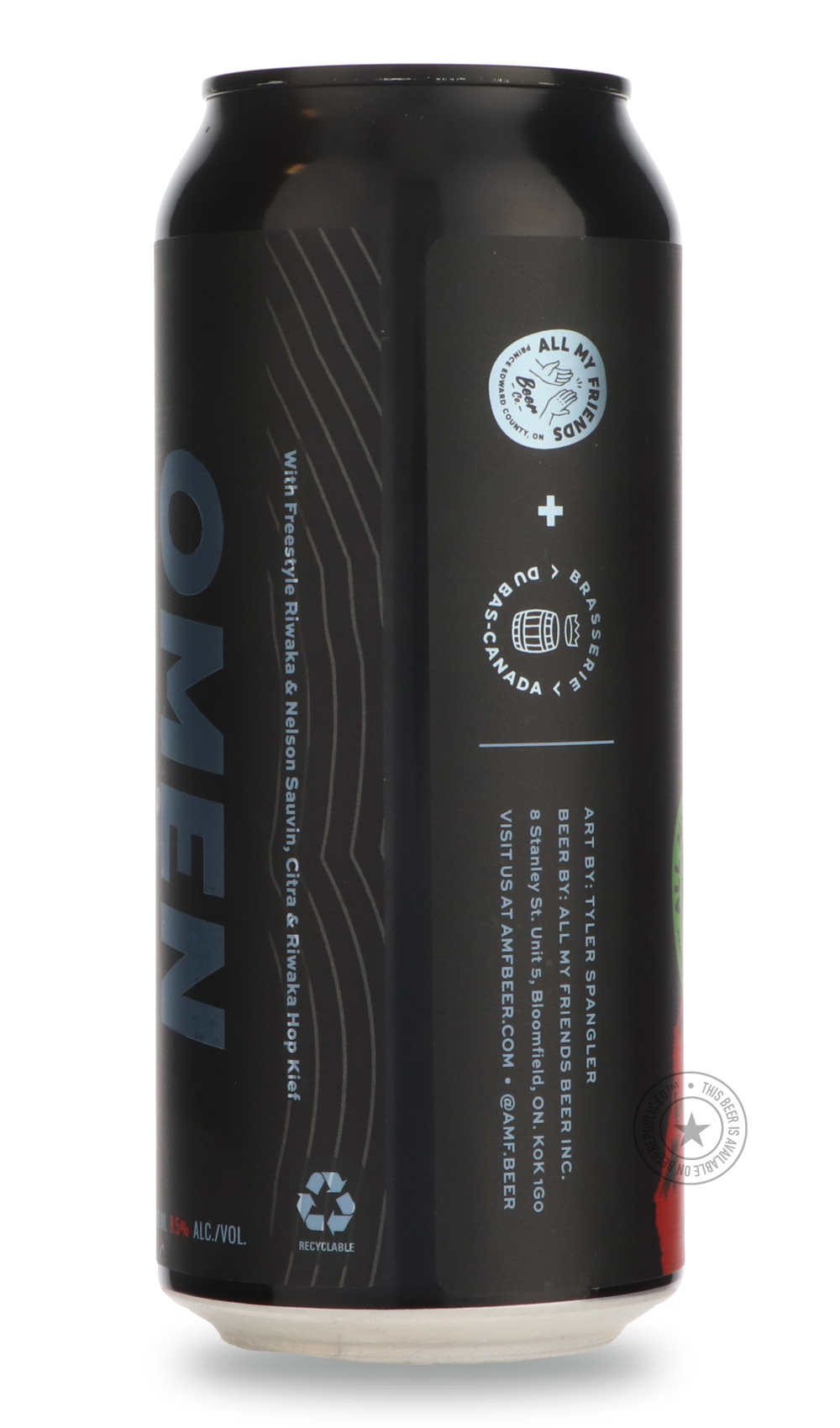 -All My Friends- Omen / Brasserie du Bas-IPA- Only @ Beer Republic - The best online beer store for American & Canadian craft beer - Buy beer online from the USA and Canada - Bier online kopen - Amerikaans bier kopen - Craft beer store - Craft beer kopen - Amerikanisch bier kaufen - Bier online kaufen - Acheter biere online - IPA - Stout - Porter - New England IPA - Hazy IPA - Imperial Stout - Barrel Aged - Barrel Aged Imperial Stout - Brown - Dark beer - Blond - Blonde - Pilsner - Lager - Wheat - Weizen -