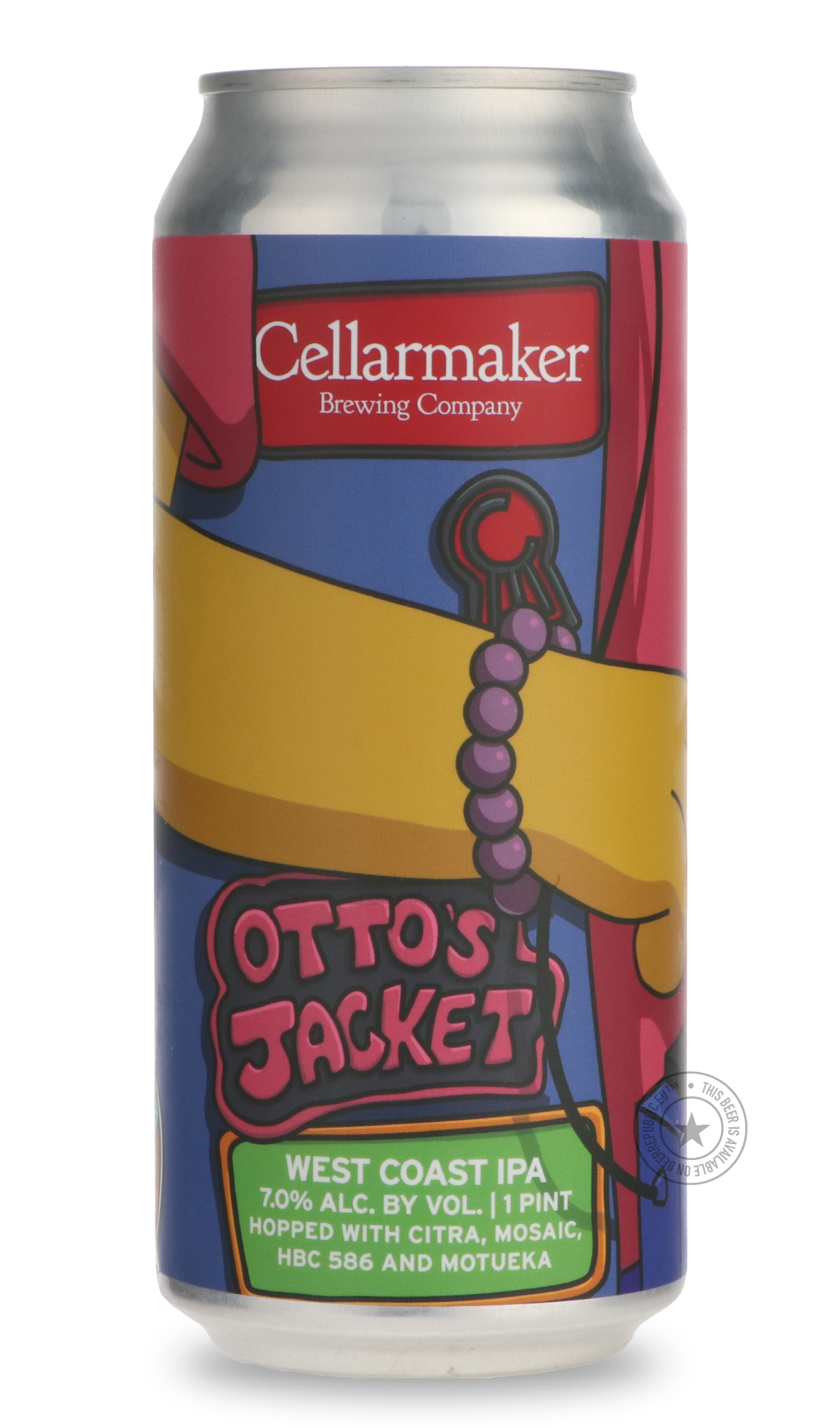 -Cellarmaker- Otto's Jacket-IPA- Only @ Beer Republic - The best online beer store for American & Canadian craft beer - Buy beer online from the USA and Canada - Bier online kopen - Amerikaans bier kopen - Craft beer store - Craft beer kopen - Amerikanisch bier kaufen - Bier online kaufen - Acheter biere online - IPA - Stout - Porter - New England IPA - Hazy IPA - Imperial Stout - Barrel Aged - Barrel Aged Imperial Stout - Brown - Dark beer - Blond - Blonde - Pilsner - Lager - Wheat - Weizen - Amber - Barle