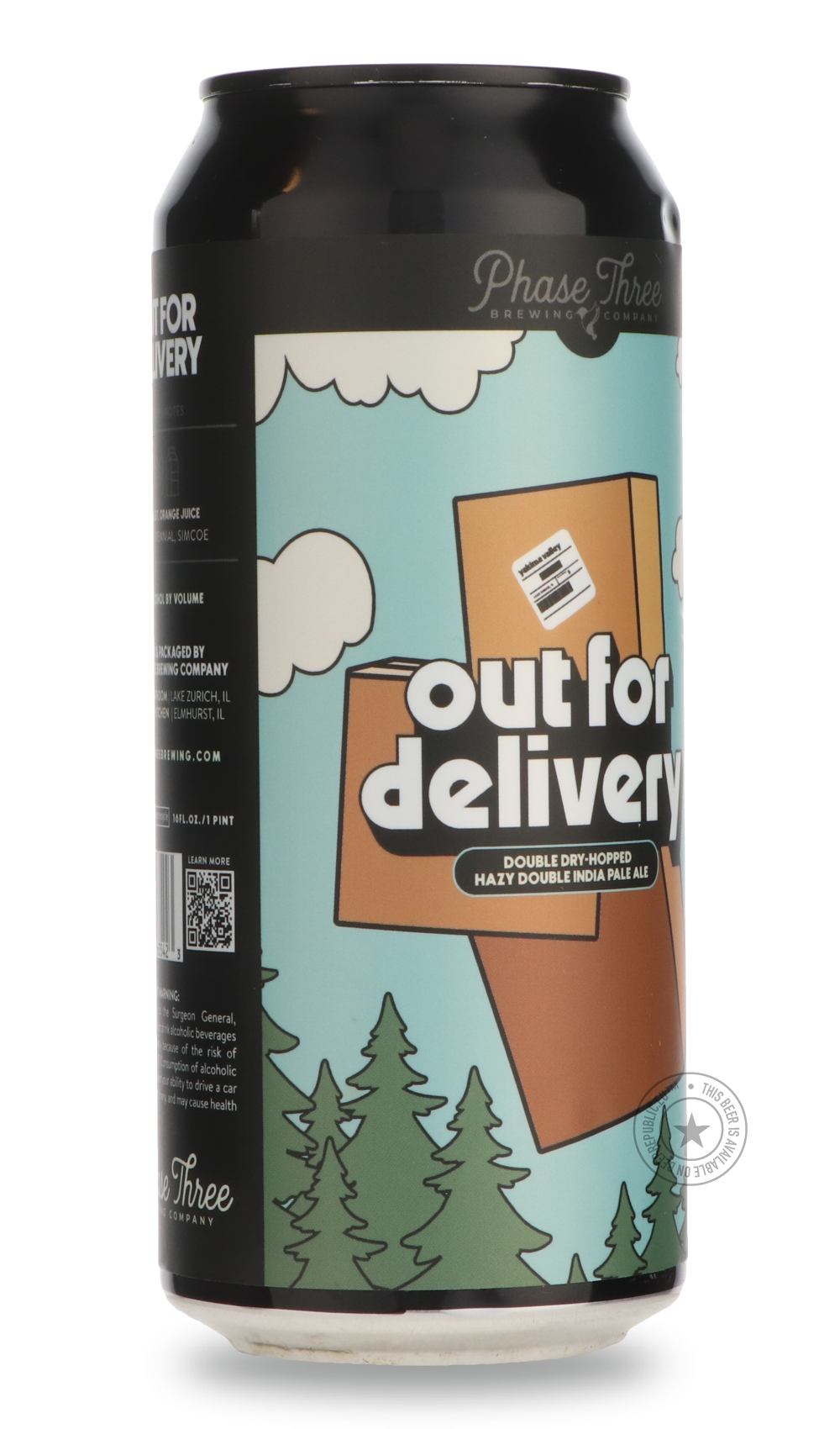 Phase Three- Out For Delivery-IPA- Only @ Beer Republic - The best online beer store for American & Canadian craft beer - Buy beer online from the USA and Canada - Bier online kopen - Amerikaans bier kopen - Craft beer store - Craft beer kopen - Amerikanisch bier kaufen - Bier online kaufen - Acheter biere online - IPA - Stout - Porter - New England IPA - Hazy IPA - Imperial Stout - Barrel Aged - Barrel Aged Imperial Stout - Brown - Dark beer - Blond - Blonde - Pilsner - Lager - Wheat - Weizen - Amber - Bar
