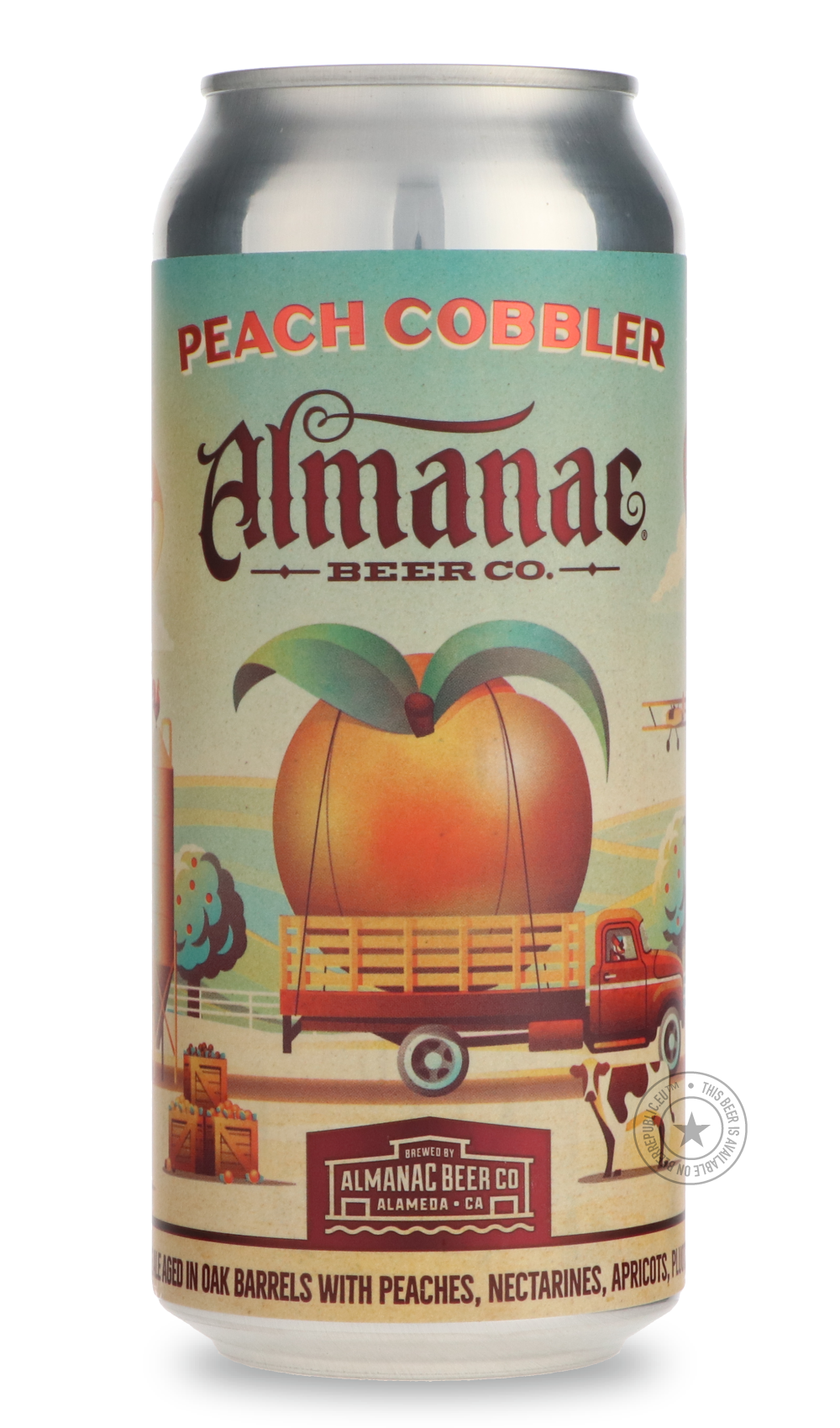 -Almanac- Peach Cobbler-Sour / Wild & Fruity- Only @ Beer Republic - The best online beer store for American & Canadian craft beer - Buy beer online from the USA and Canada - Bier online kopen - Amerikaans bier kopen - Craft beer store - Craft beer kopen - Amerikanisch bier kaufen - Bier online kaufen - Acheter biere online - IPA - Stout - Porter - New England IPA - Hazy IPA - Imperial Stout - Barrel Aged - Barrel Aged Imperial Stout - Brown - Dark beer - Blond - Blonde - Pilsner - Lager - Wheat - Weizen - 
