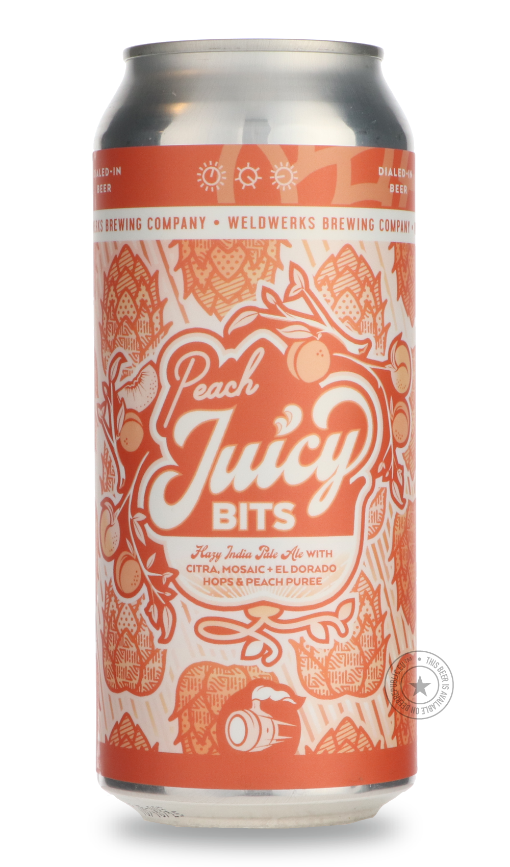 -WeldWerks- Peach Juicy Bits-IPA- Only @ Beer Republic - The best online beer store for American & Canadian craft beer - Buy beer online from the USA and Canada - Bier online kopen - Amerikaans bier kopen - Craft beer store - Craft beer kopen - Amerikanisch bier kaufen - Bier online kaufen - Acheter biere online - IPA - Stout - Porter - New England IPA - Hazy IPA - Imperial Stout - Barrel Aged - Barrel Aged Imperial Stout - Brown - Dark beer - Blond - Blonde - Pilsner - Lager - Wheat - Weizen - Amber - Barl