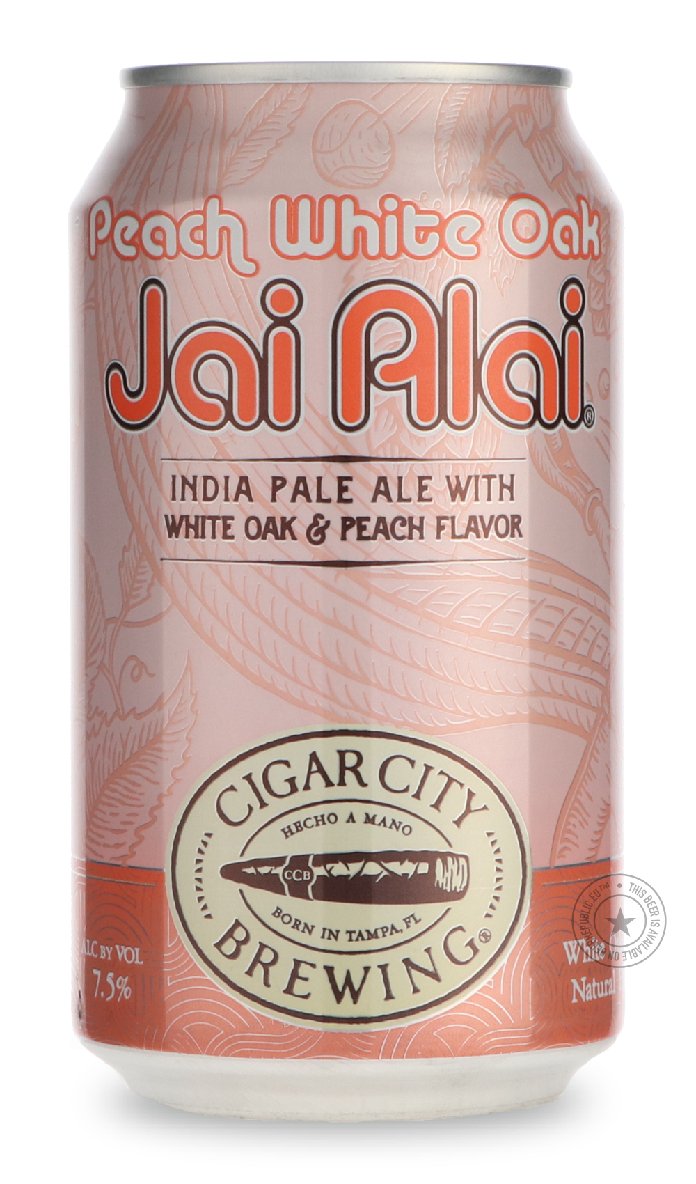 -Cigar City- Peach White Oak Jai Alai®-IPA- Only @ Beer Republic - The best online beer store for American & Canadian craft beer - Buy beer online from the USA and Canada - Bier online kopen - Amerikaans bier kopen - Craft beer store - Craft beer kopen - Amerikanisch bier kaufen - Bier online kaufen - Acheter biere online - IPA - Stout - Porter - New England IPA - Hazy IPA - Imperial Stout - Barrel Aged - Barrel Aged Imperial Stout - Brown - Dark beer - Blond - Blonde - Pilsner - Lager - Wheat - Weizen - Am